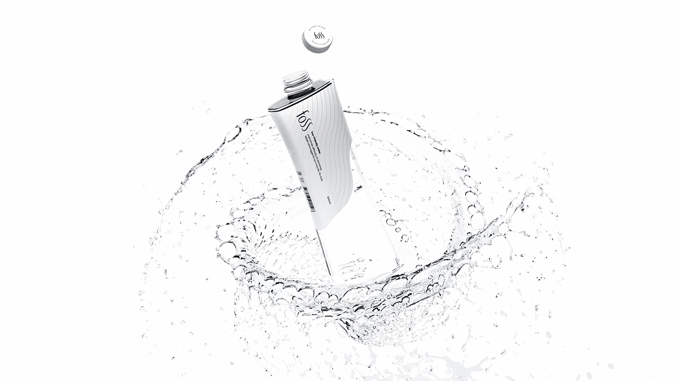 foss，Brand promotion，graphic design ，Water bottle，packing design，mineral water，