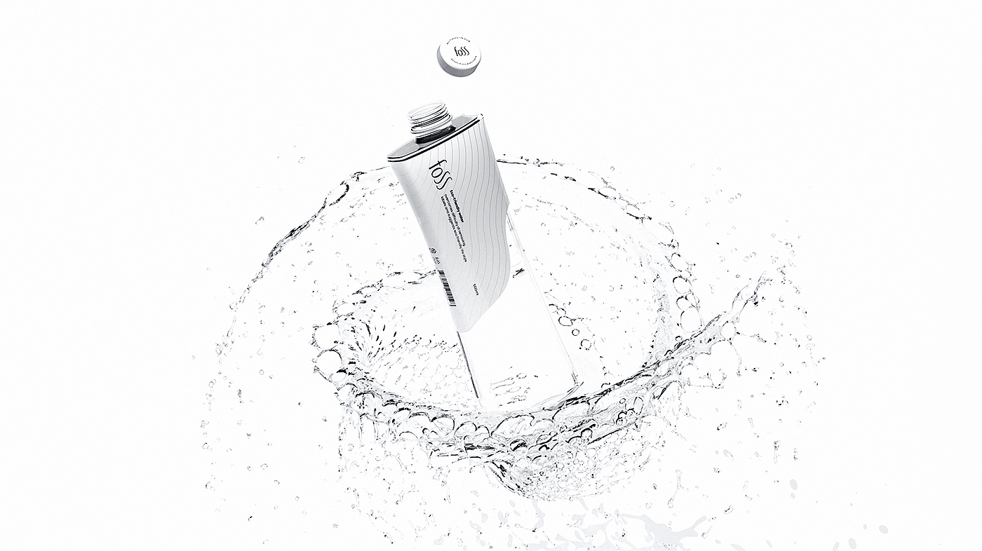 foss，Brand promotion，graphic design ，Water bottle，packing design，mineral water，