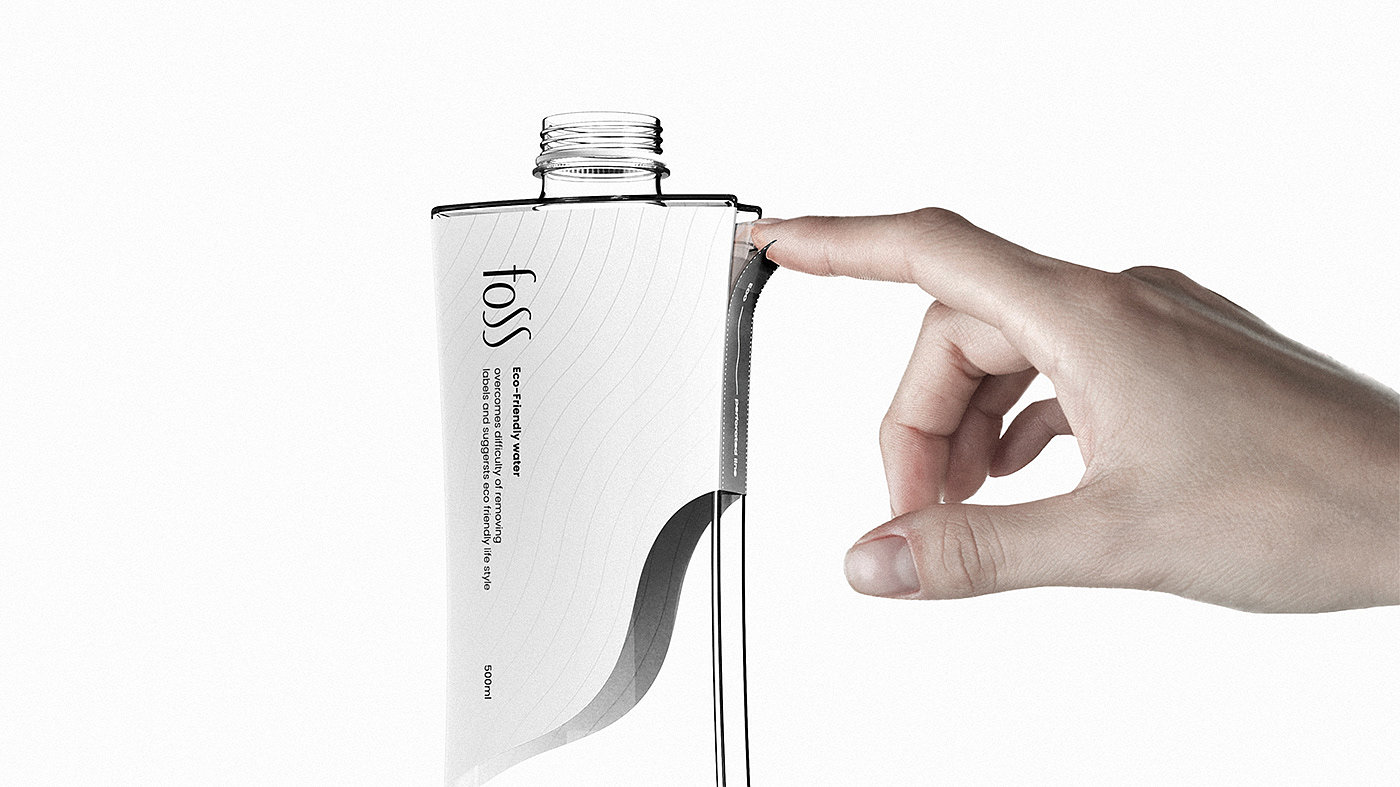 foss，Brand promotion，graphic design ，Water bottle，packing design，mineral water，