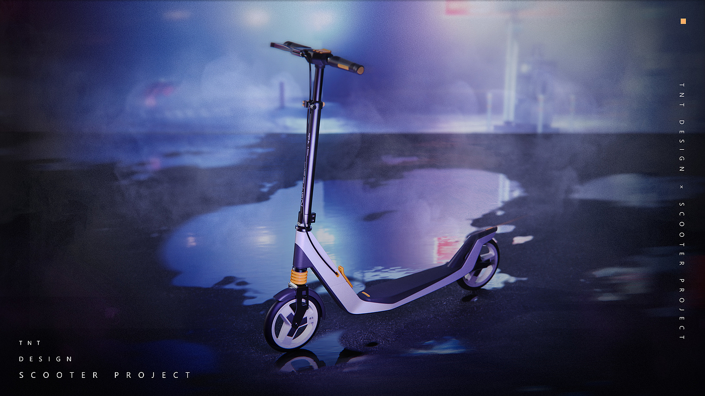 Scooter design，Children's scooters，product design，Mecha，
