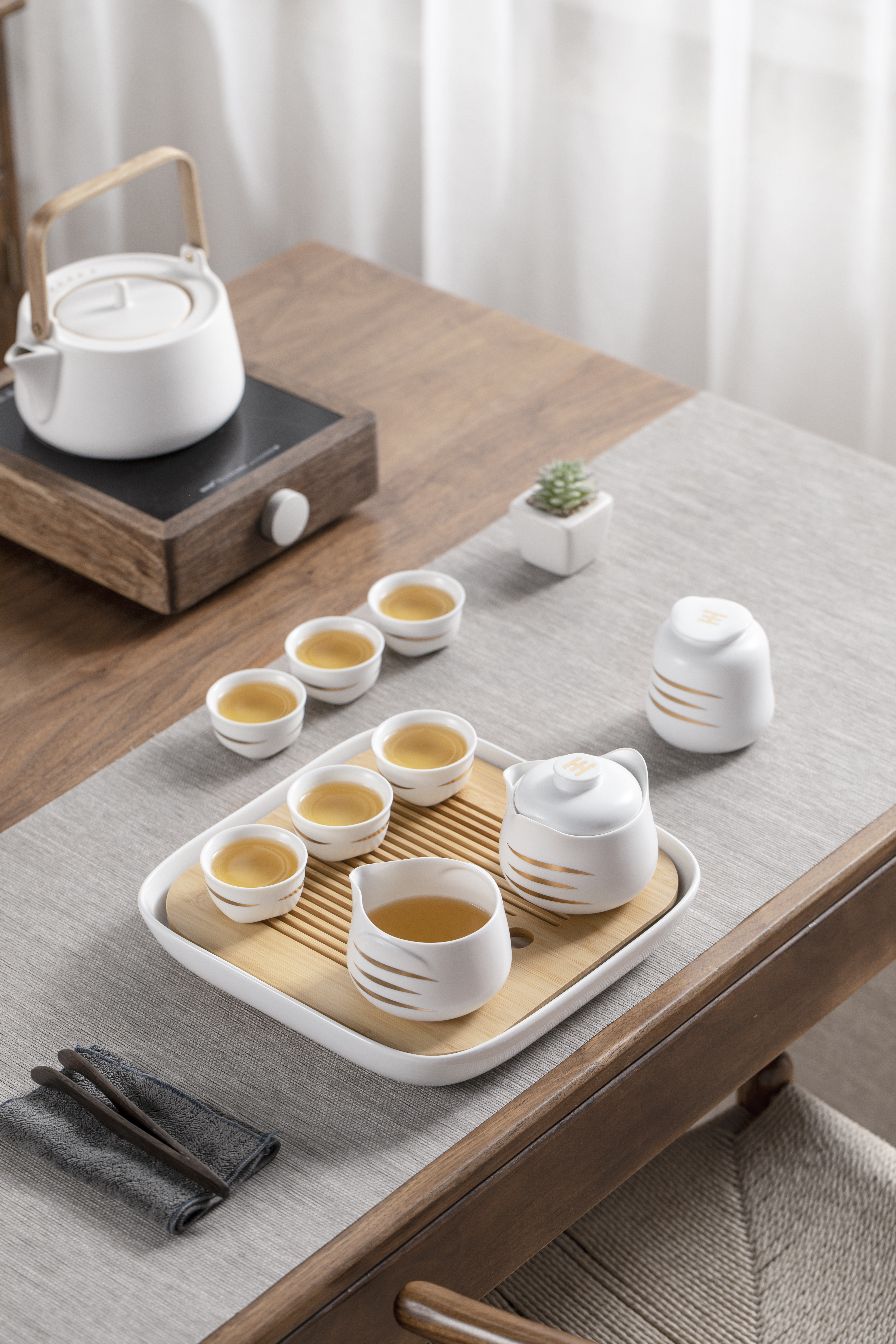 tea set，Cultural creation，gift，Year of the tiger，gift，ceramics，