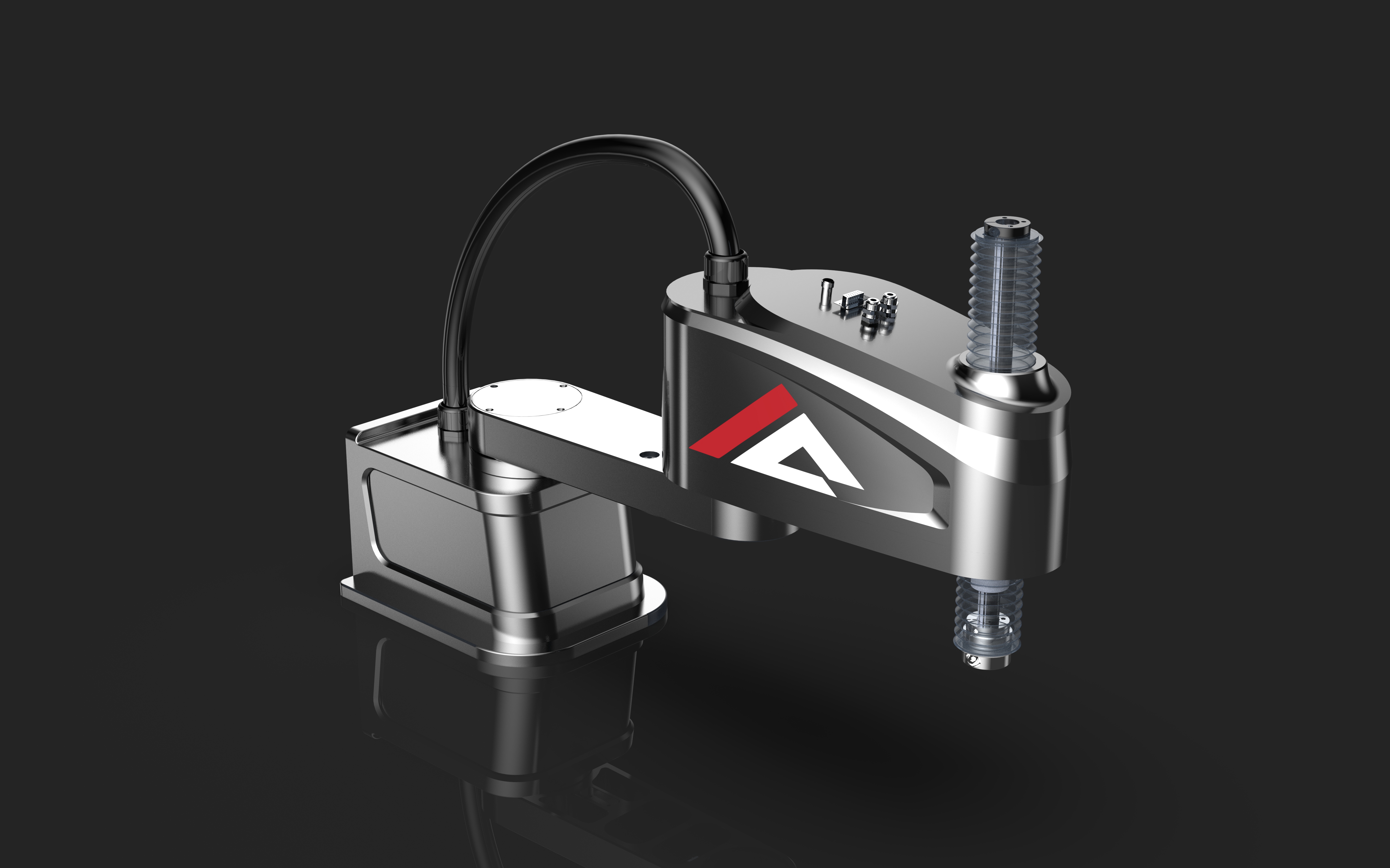 SCARA(Selective Comp，A special type of industrial robot of cylindrical coordinate type，