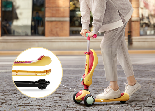 Children's scooters，Children's Michael Car，Children's car design，Appearance design，