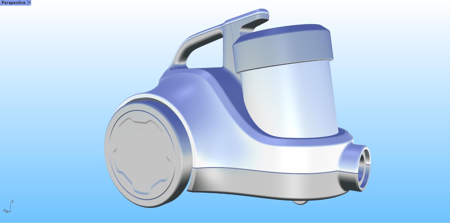 an electric appliance，Vacuum cleaner，Rhinoceros modeling，Rhino modeling，industrial design，Modeling tutorial，