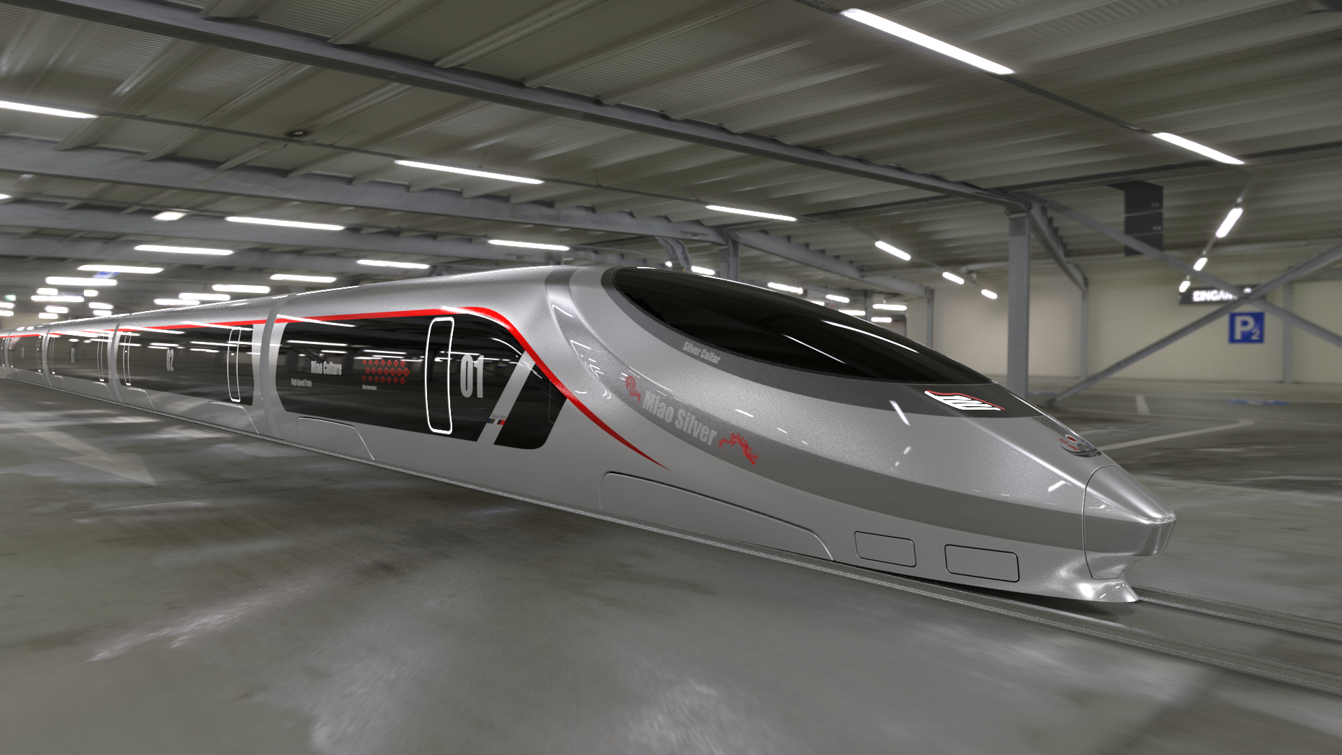 high-speed rail，train，Miao culture，High speed train，Exterior design，