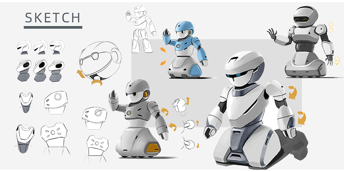 robot，Intelligent machine，Home robot，industrial design，product design，artificial intelligence，
