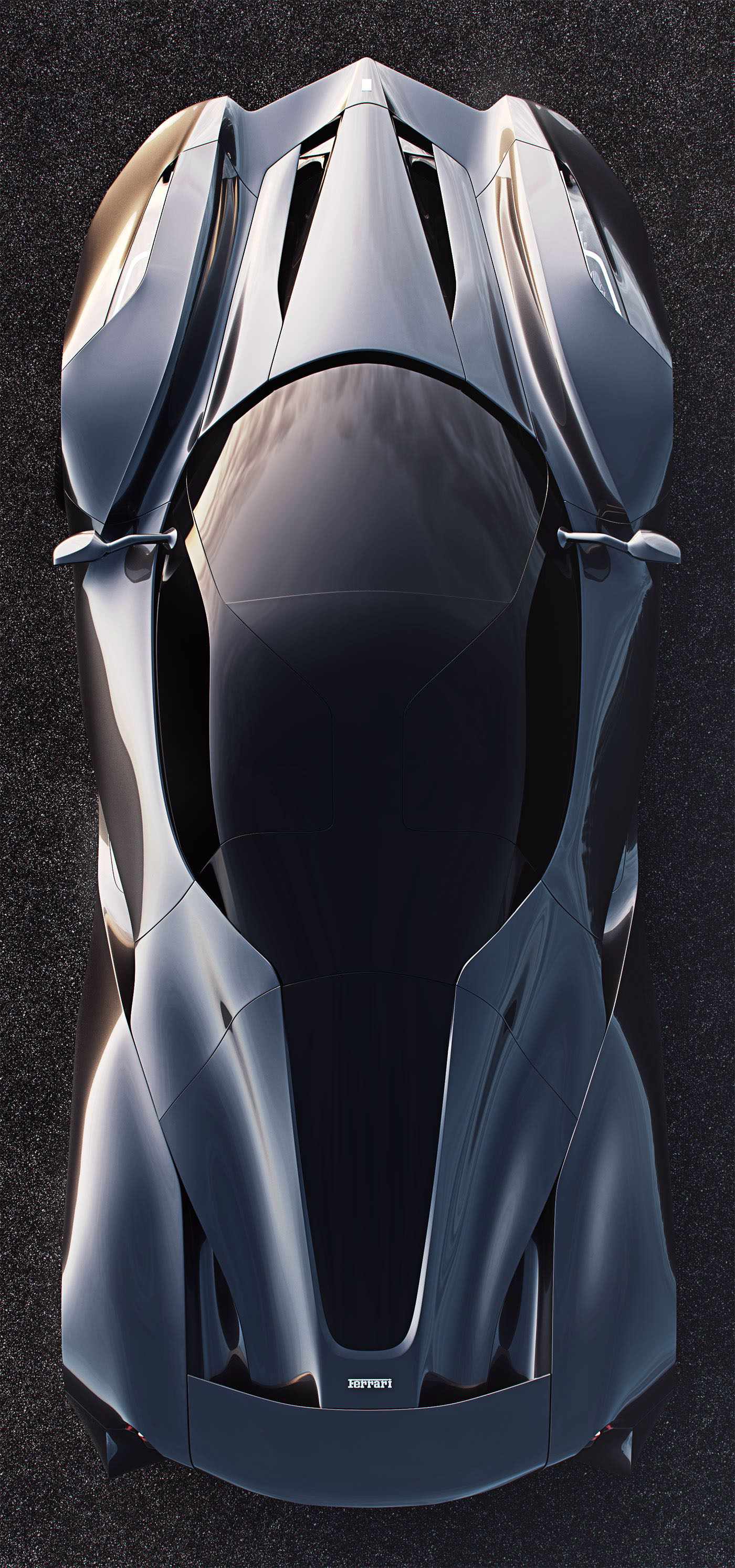 Reprint，automobile，concept，Ferrari，
