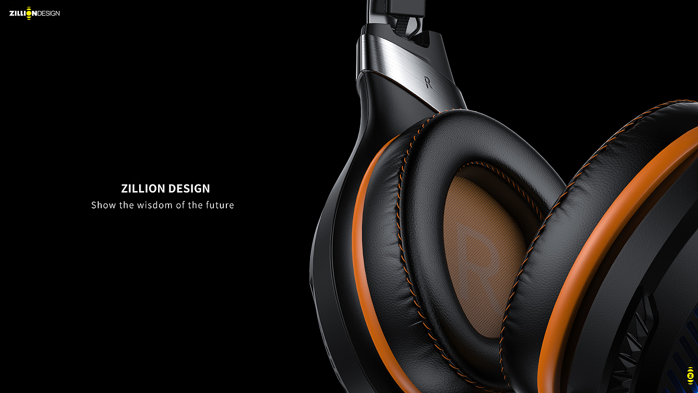 headset，E-sports headset，Earphone design，Headphone rendering，