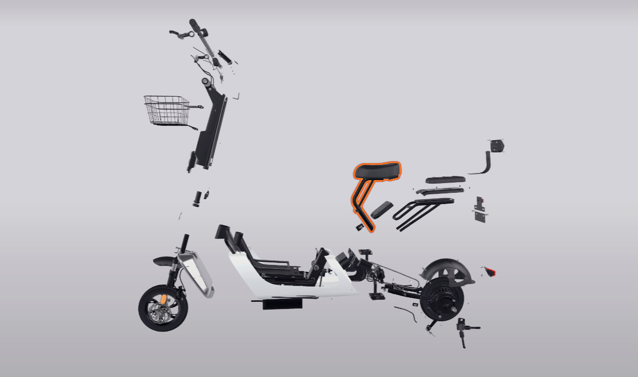 Electric vehicle，industrial design，product design，3d，