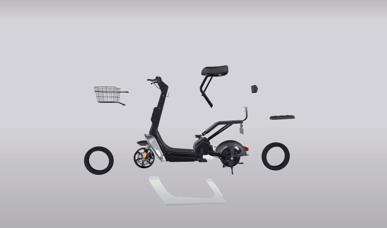 Electric vehicle，industrial design，product design，3d，