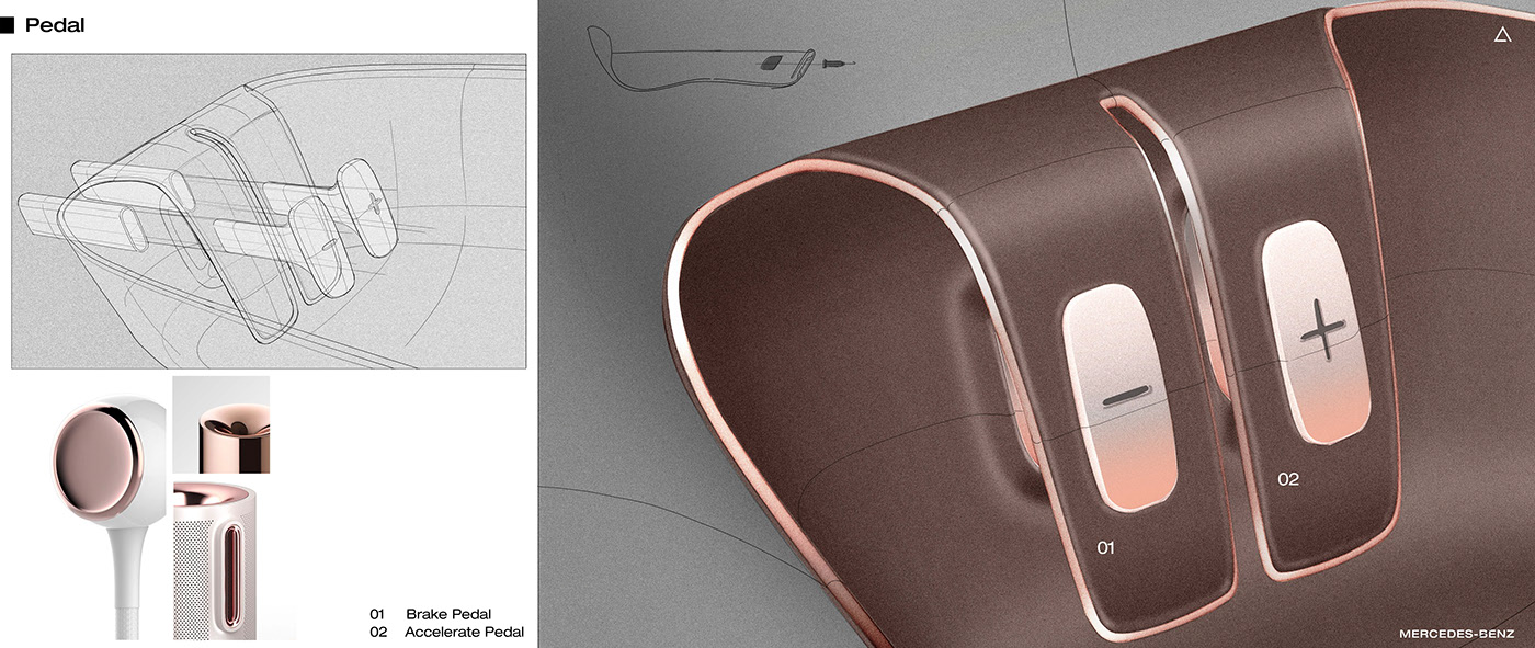 Future sports car，Super luxury，simple，Benz，Mercedes-Benz X，