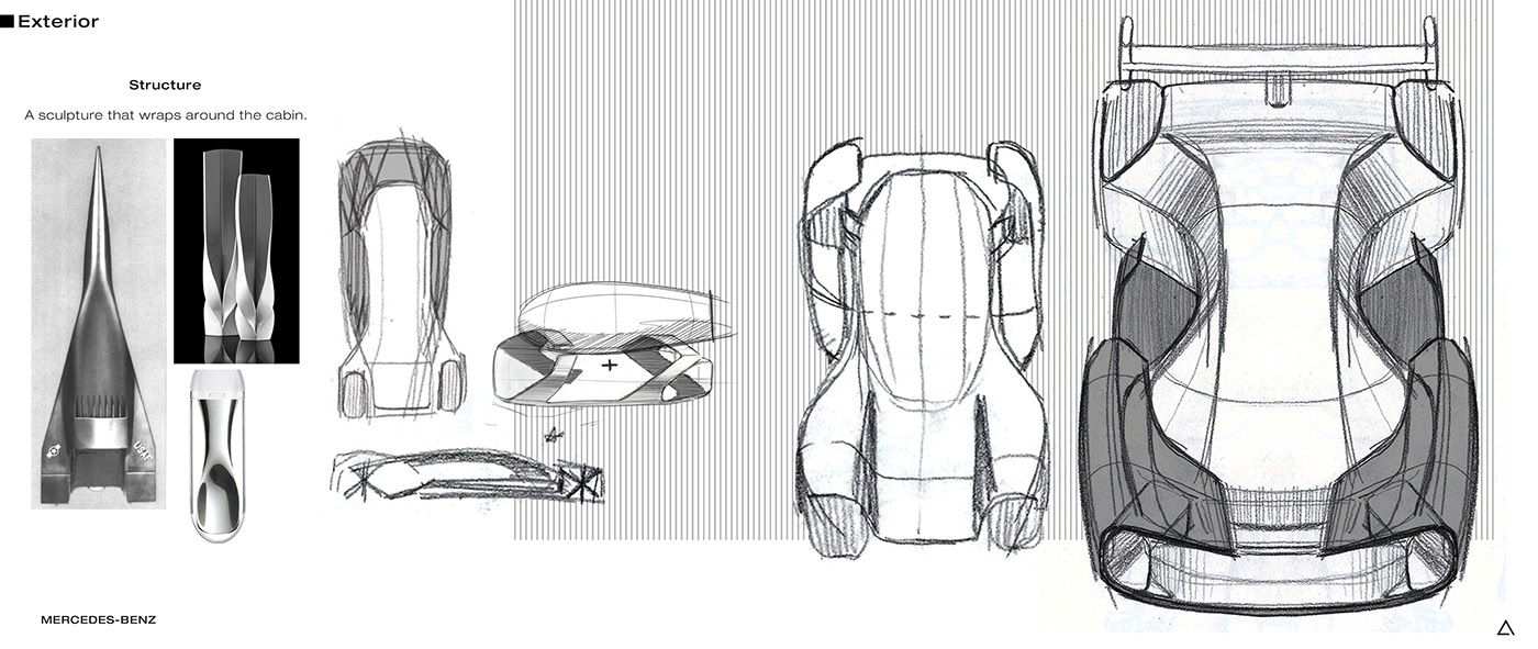 Future sports car，Super luxury，simple，Benz，Mercedes-Benz X，