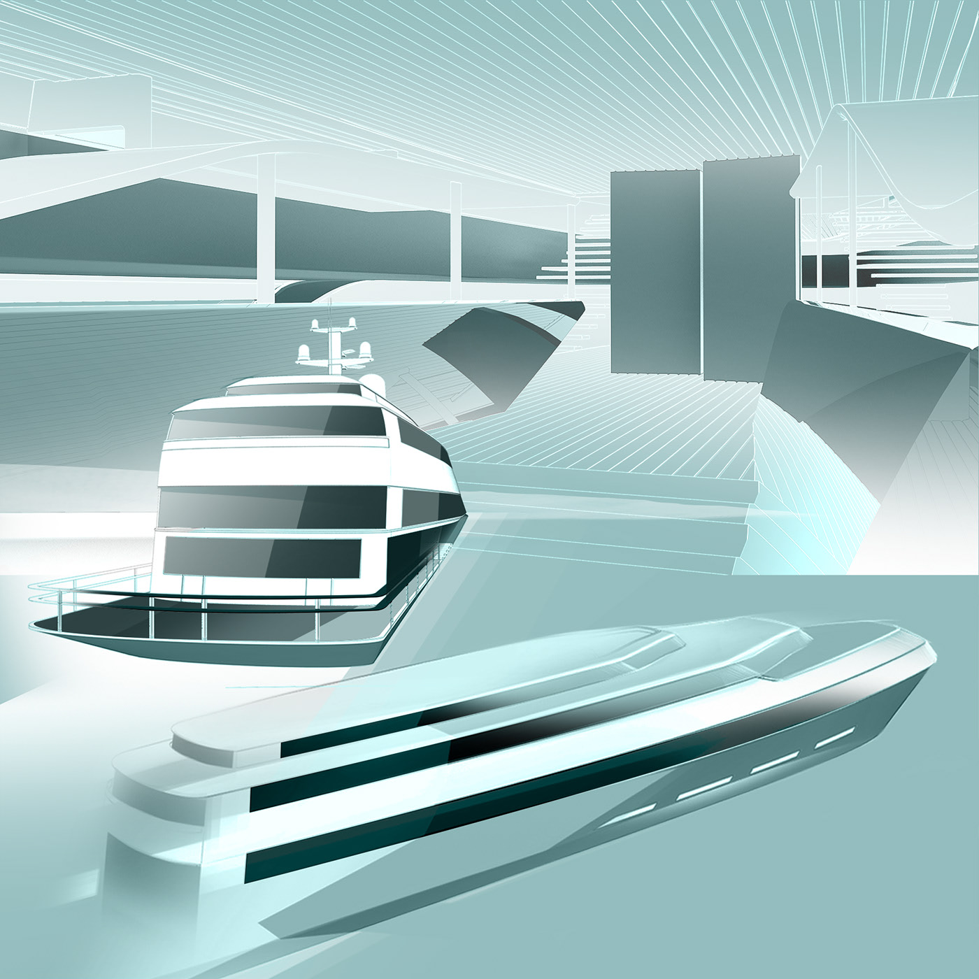 Cruiser，A'DESIGN Design Award，Large space，iceberg，Carbon reduction，