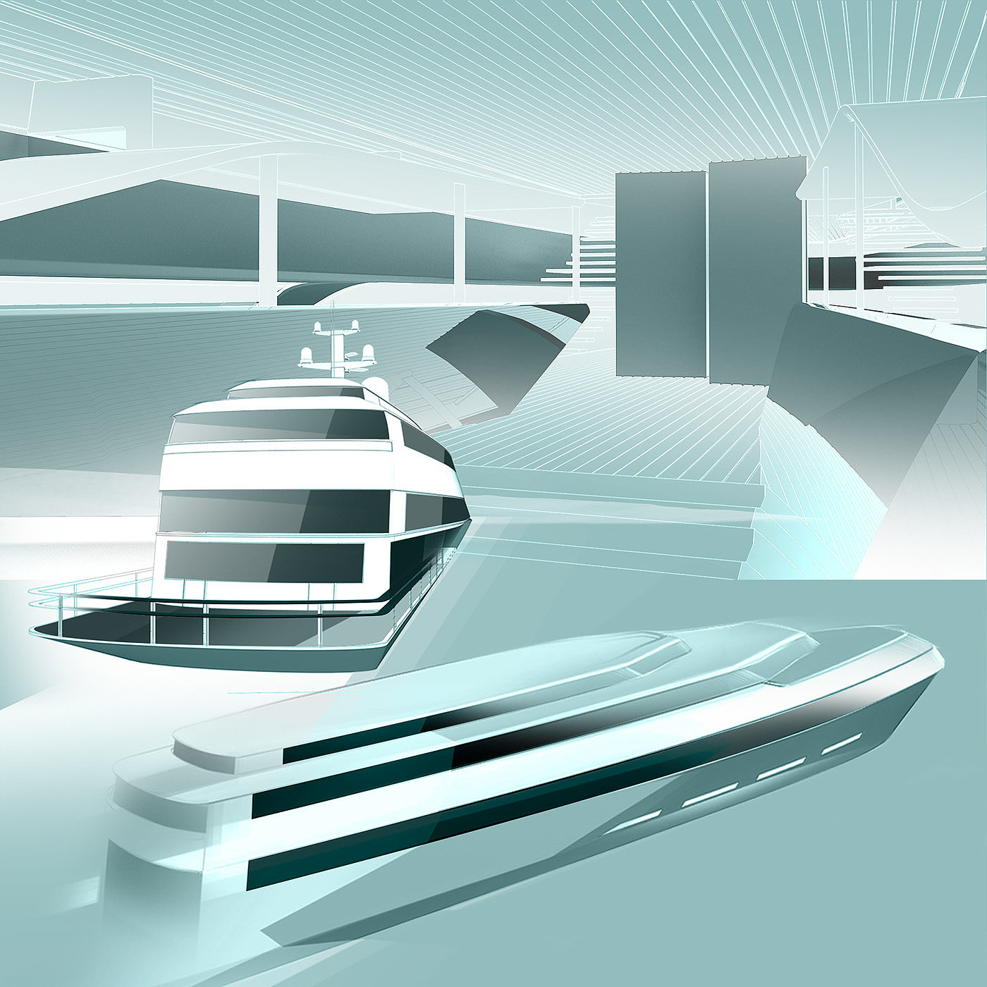 Cruiser，A'DESIGN Design Award，Large space，iceberg，Carbon reduction，