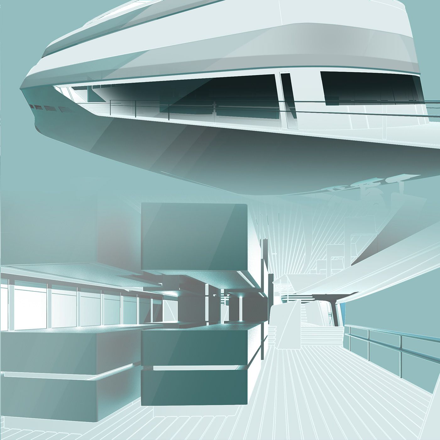 Cruiser，A'DESIGN Design Award，Large space，iceberg，Carbon reduction，