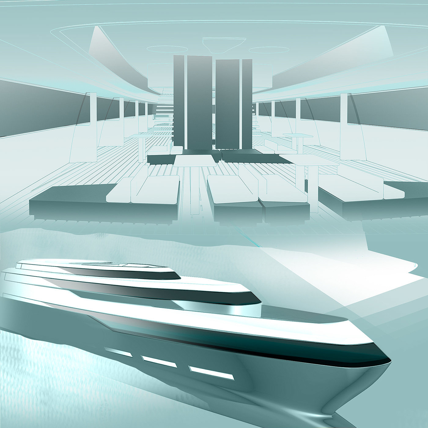 巡洋舰，A'DESIGN设计奖，大空间，冰山，减碳，