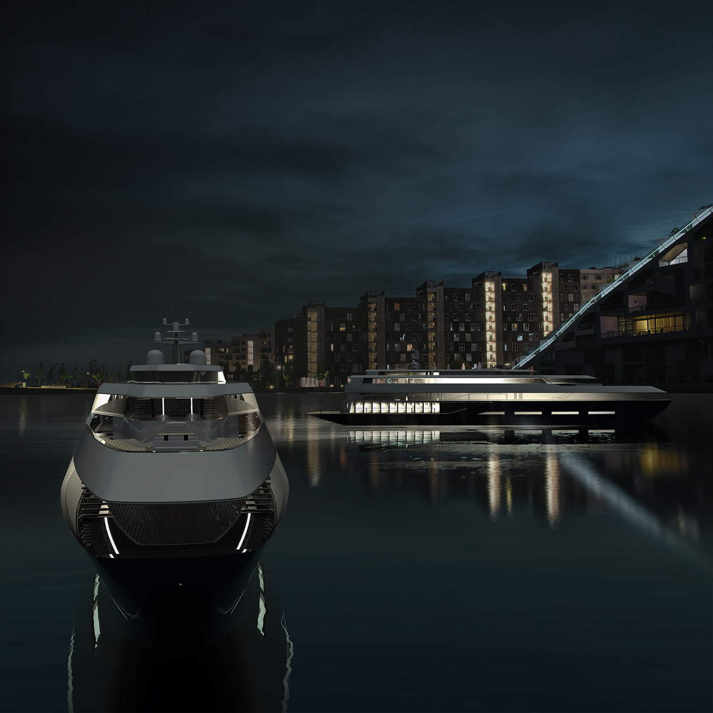 Cruiser，A'DESIGN Design Award，Large space，iceberg，Carbon reduction，