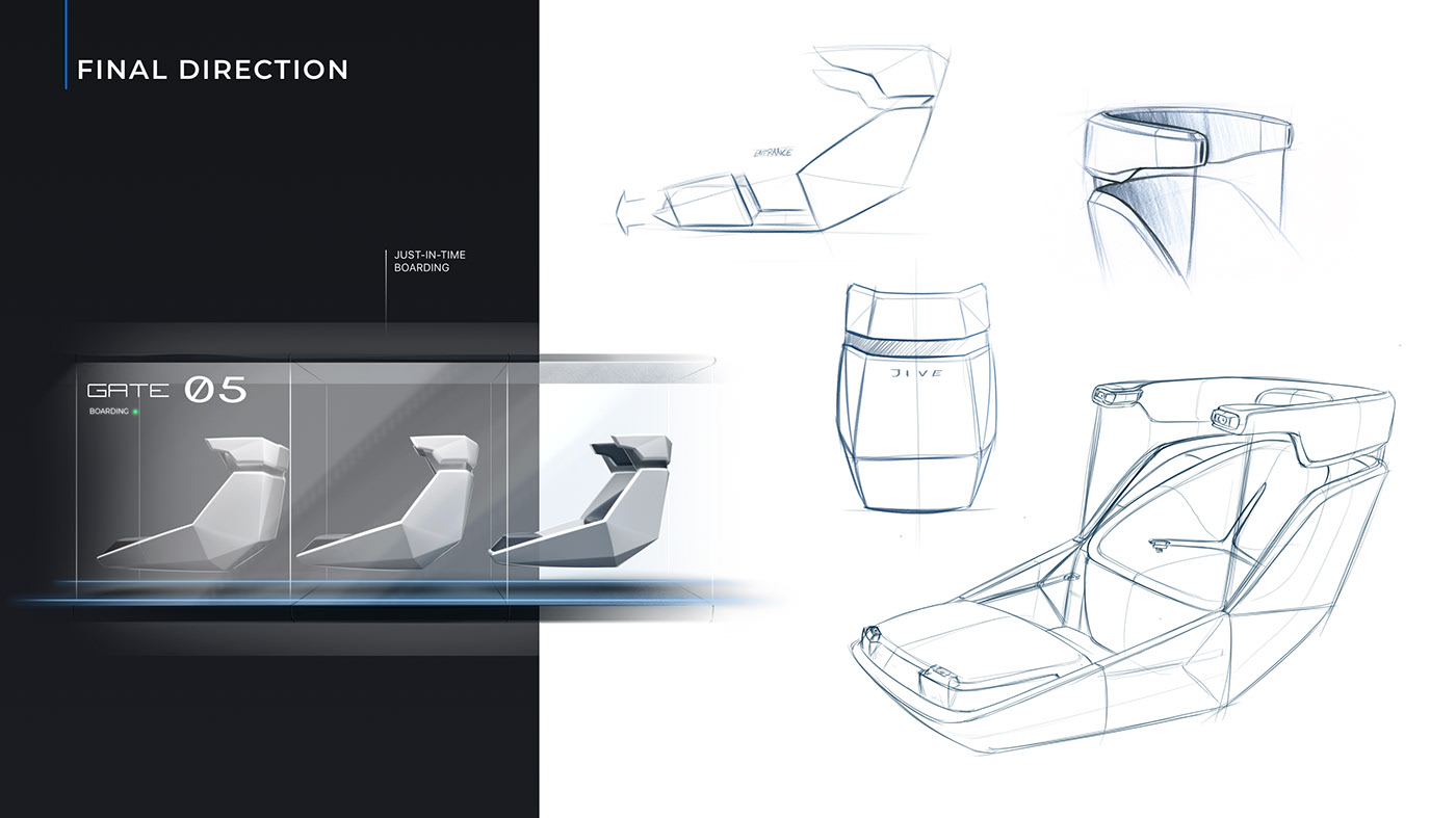 JIVE，Air cushion seat，flight，Hoverseat，