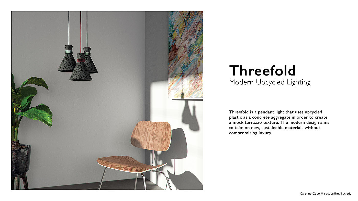 Threefold，灯具，环保，