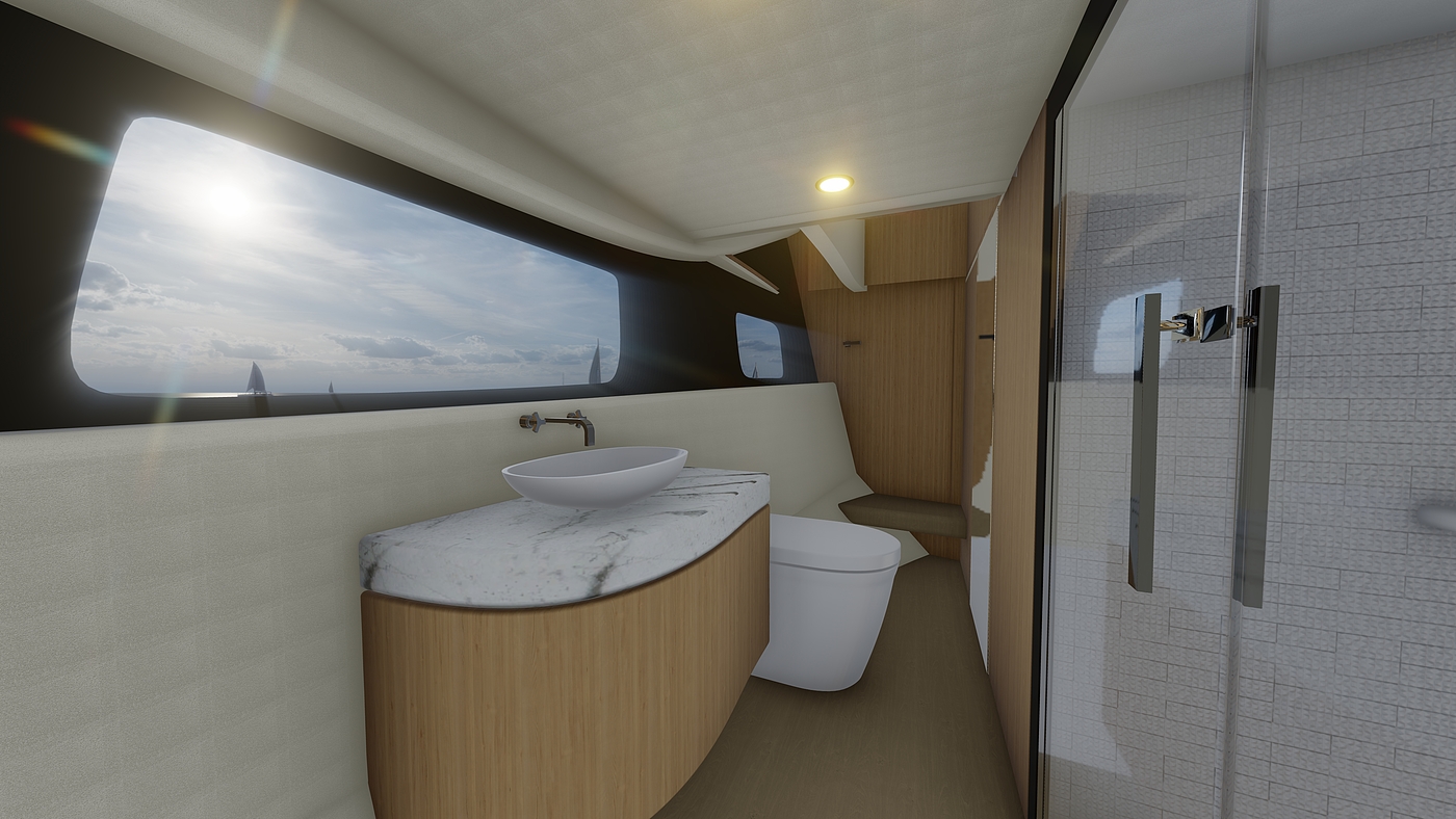 yacht，powerboat ，