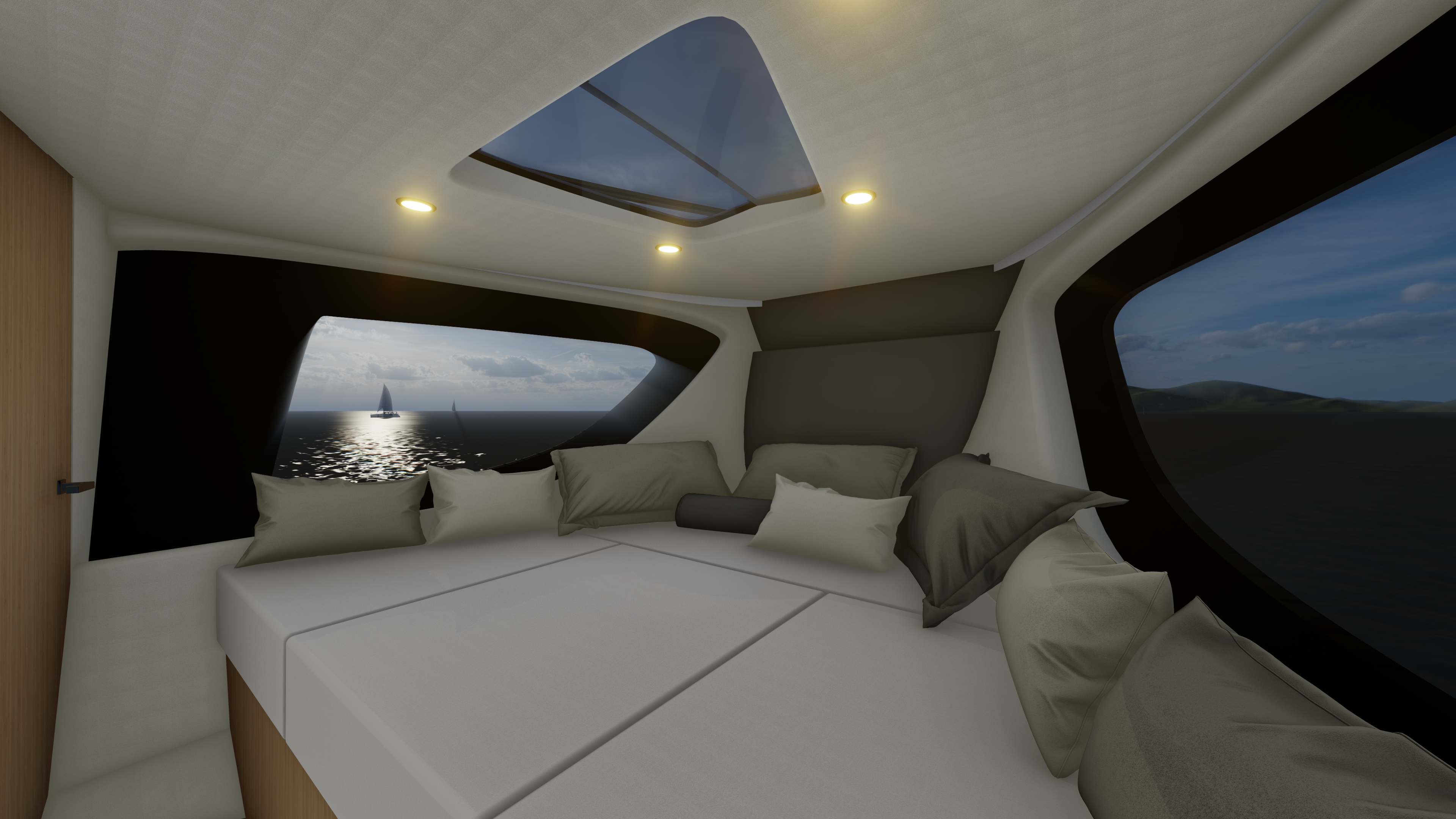 yacht，powerboat ，