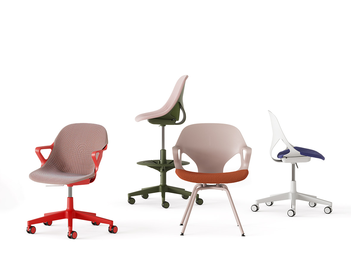 Zeph，chair，Single shell seat，Office chair，