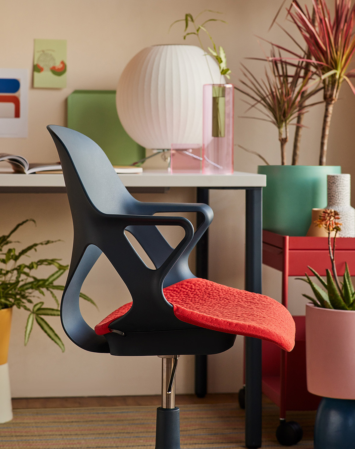 Zeph，chair，Single shell seat，Office chair，