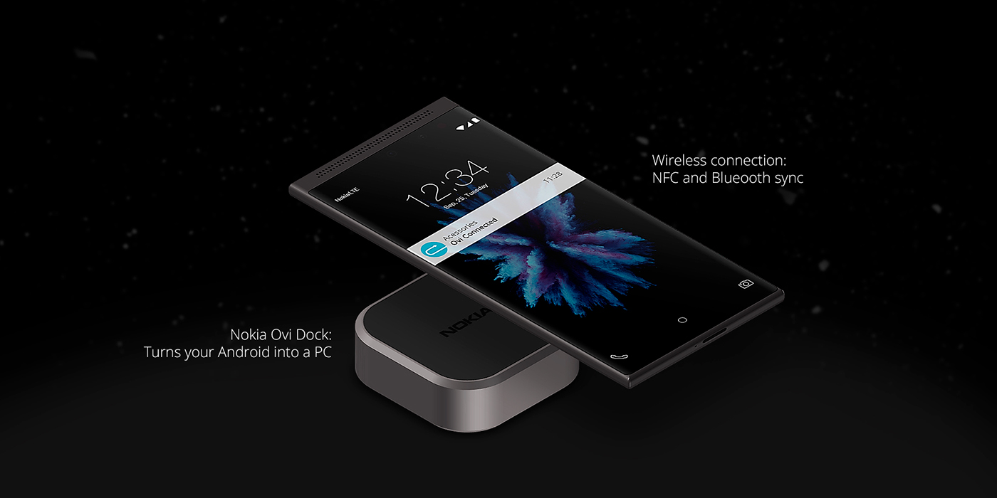 Reprint，mobile phone，conceptual design，NOKIA，