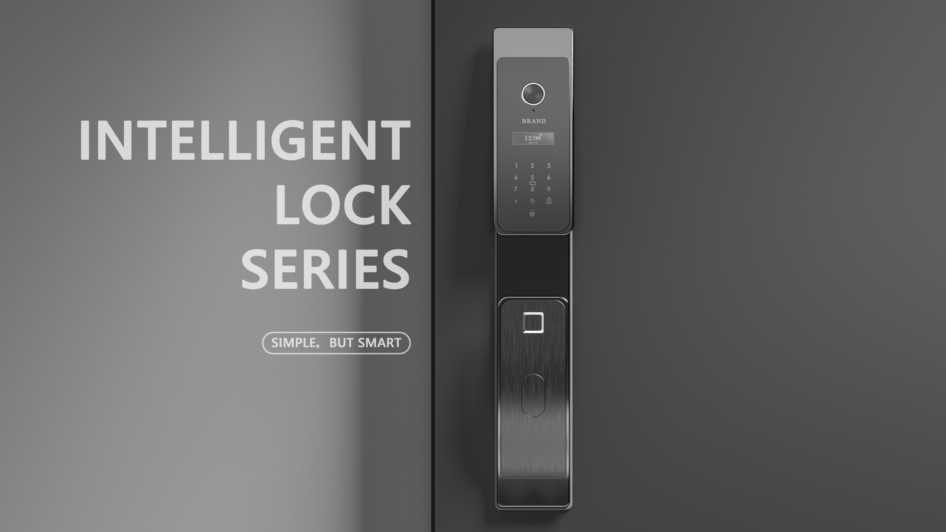 Intelligent lock，Face recognition，Fingerprint unlock，