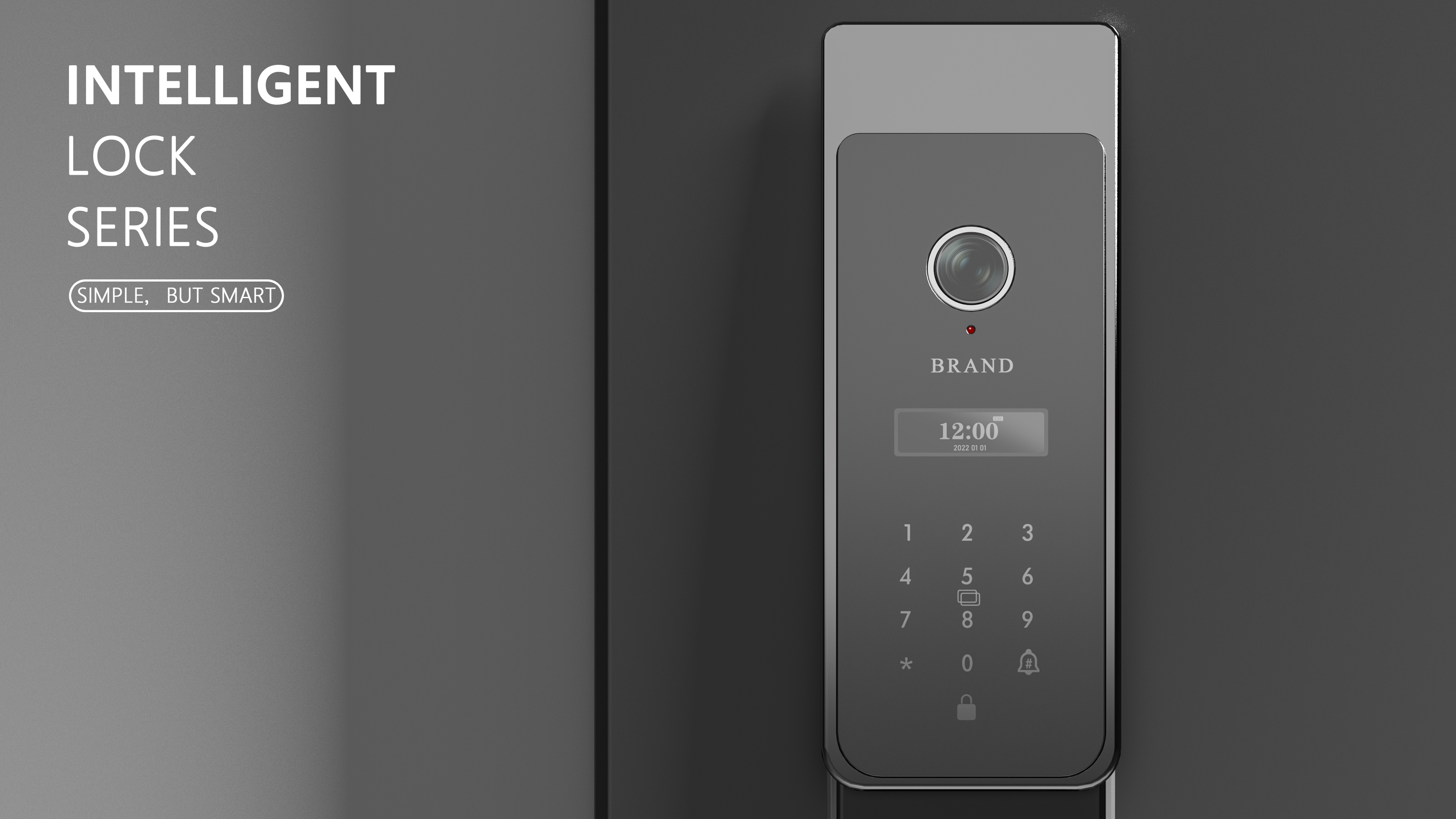 Intelligent lock，Face recognition，Fingerprint unlock，