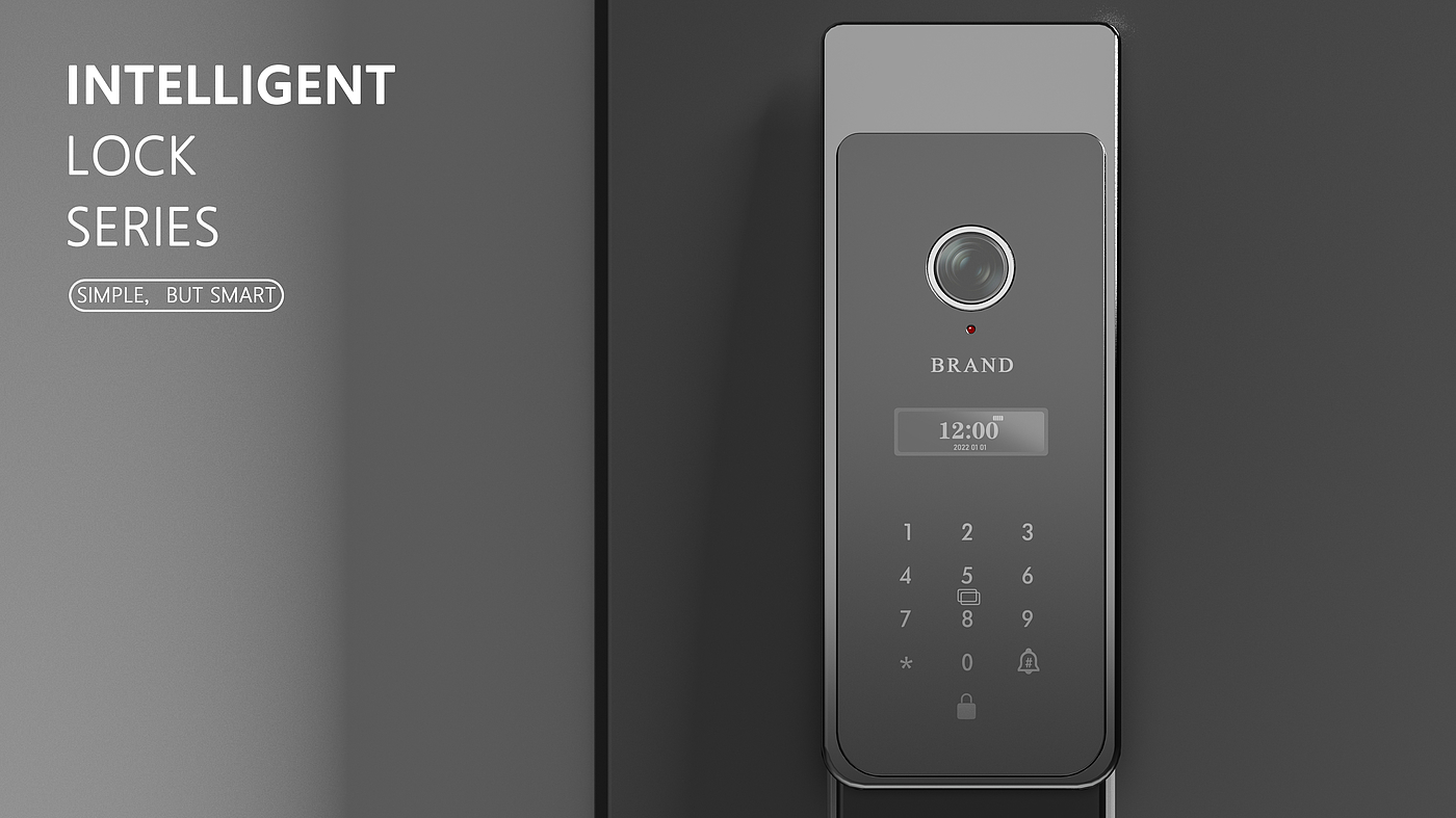 Intelligent lock，Face recognition，Fingerprint unlock，