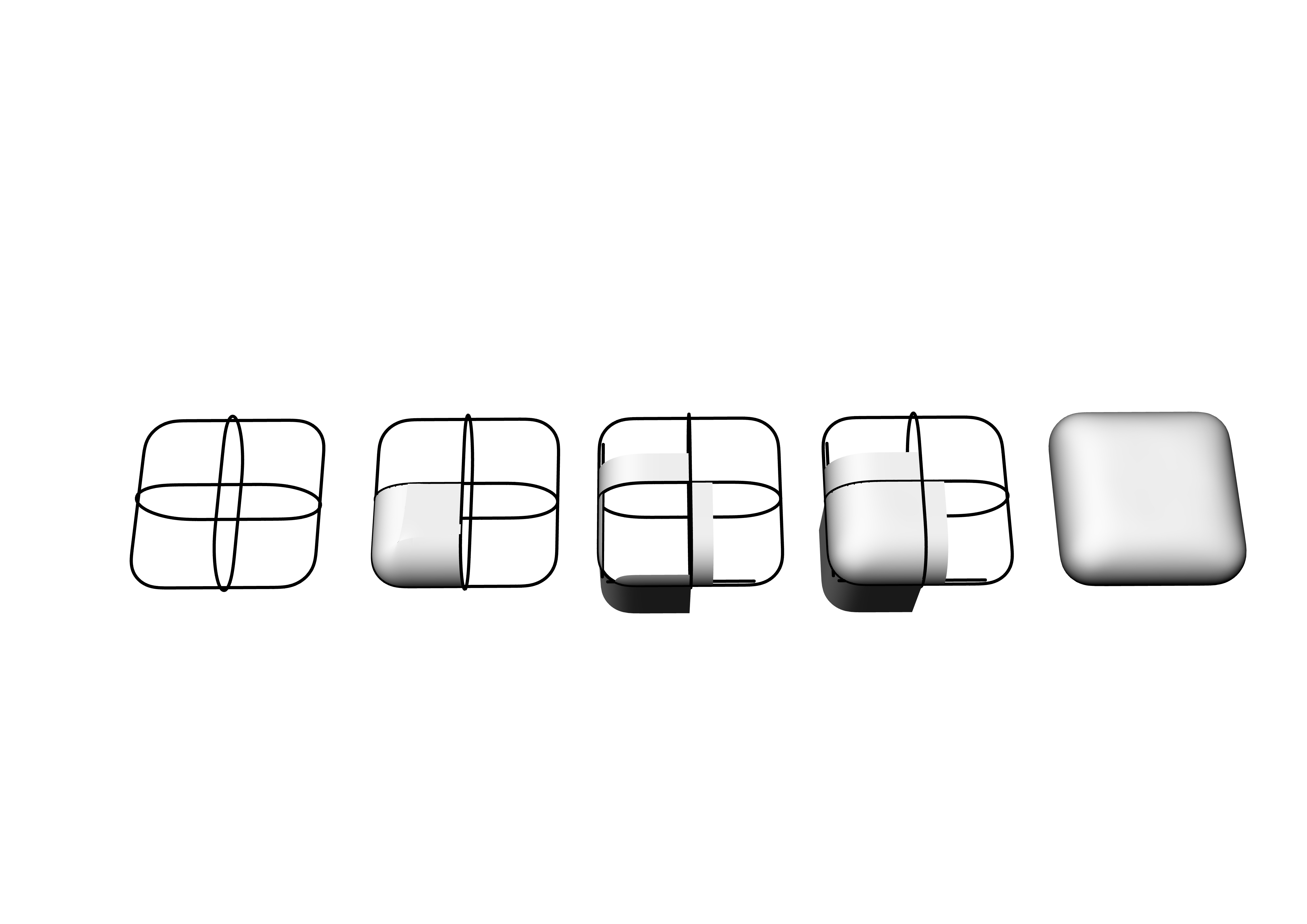 Hyperboloid, Apple Surface, Egg Surface, Smooth, G2 Surface，