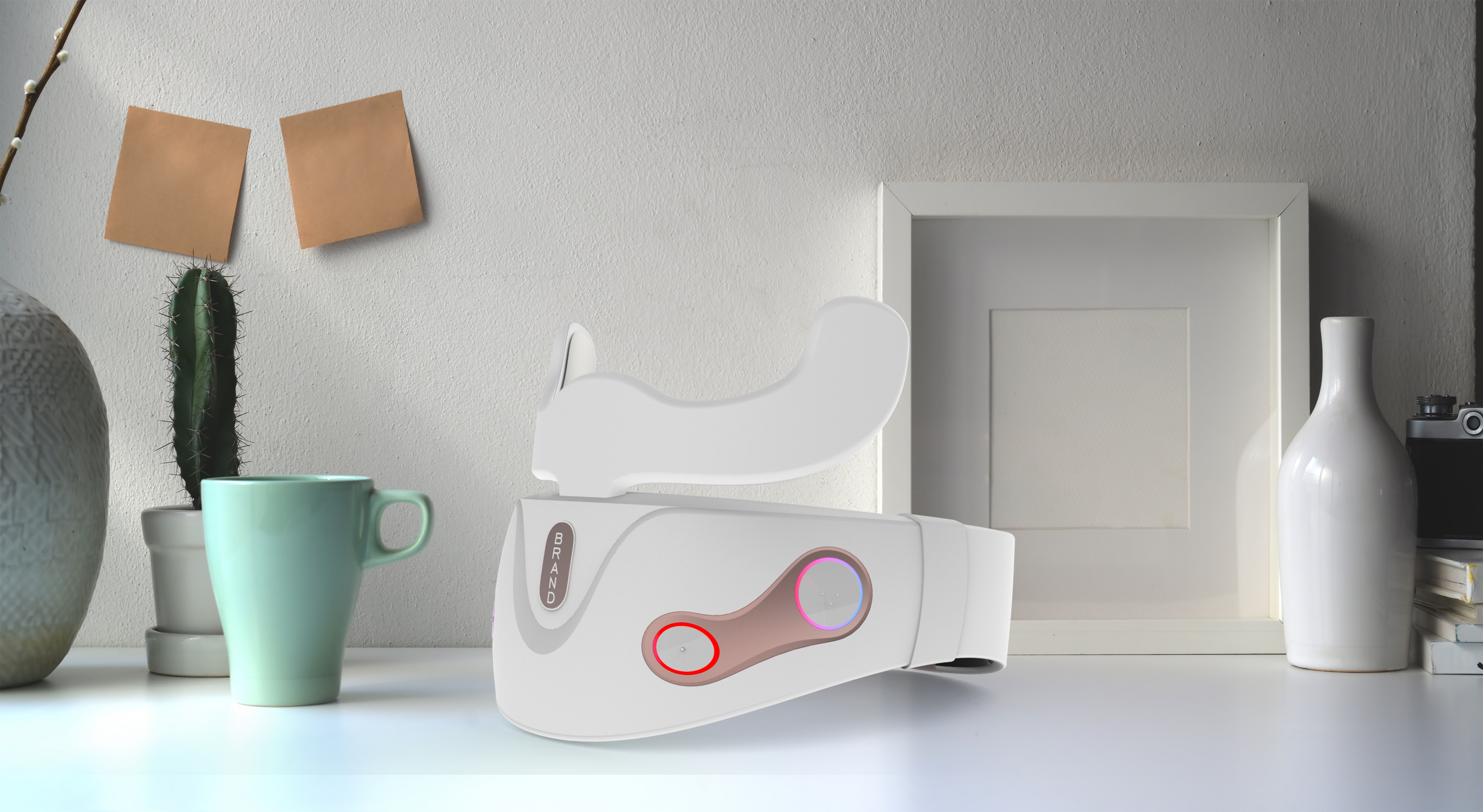 Design of Neck Massage Instrument，product design，Massage instrument design，