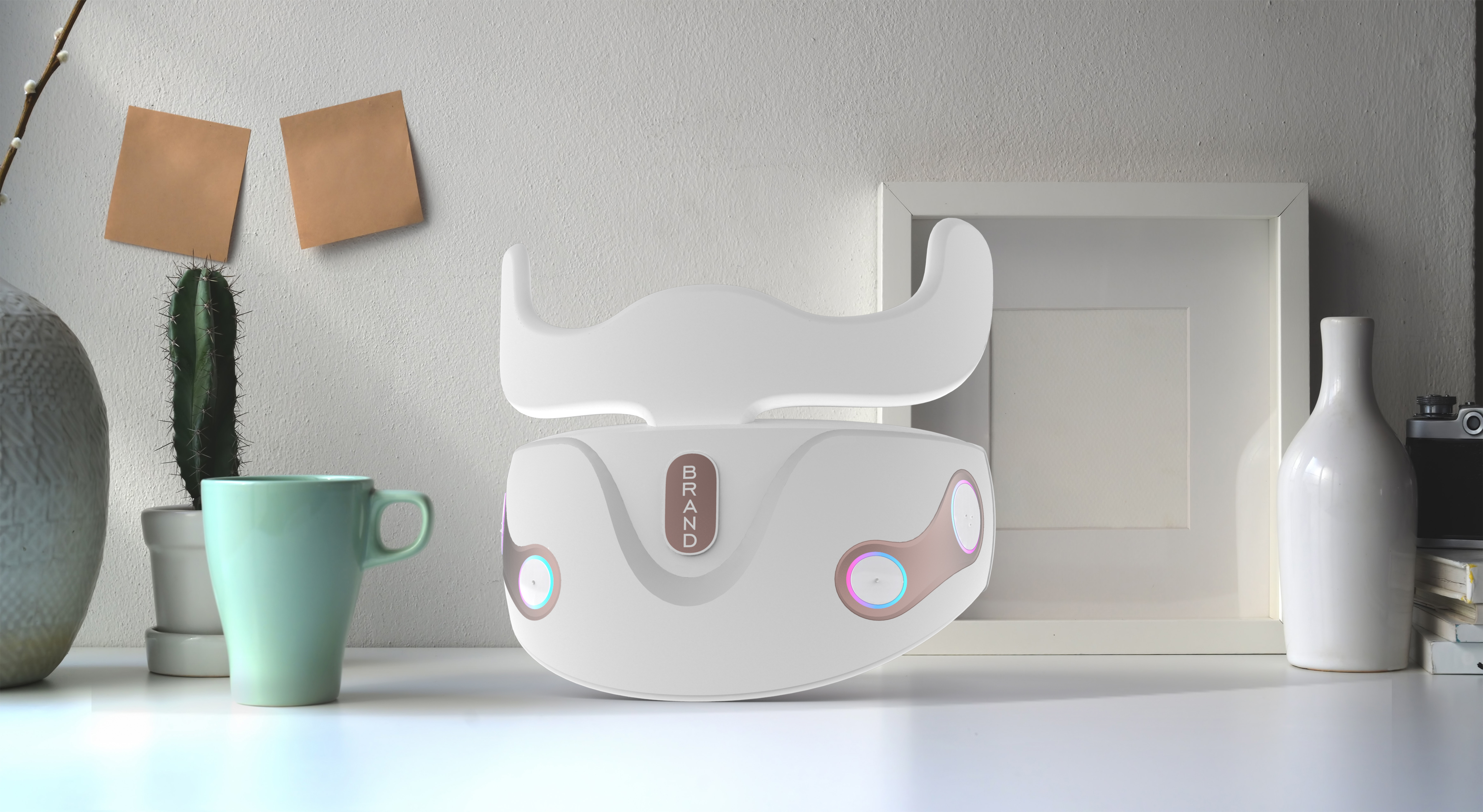 Design of Neck Massage Instrument，product design，Massage instrument design，