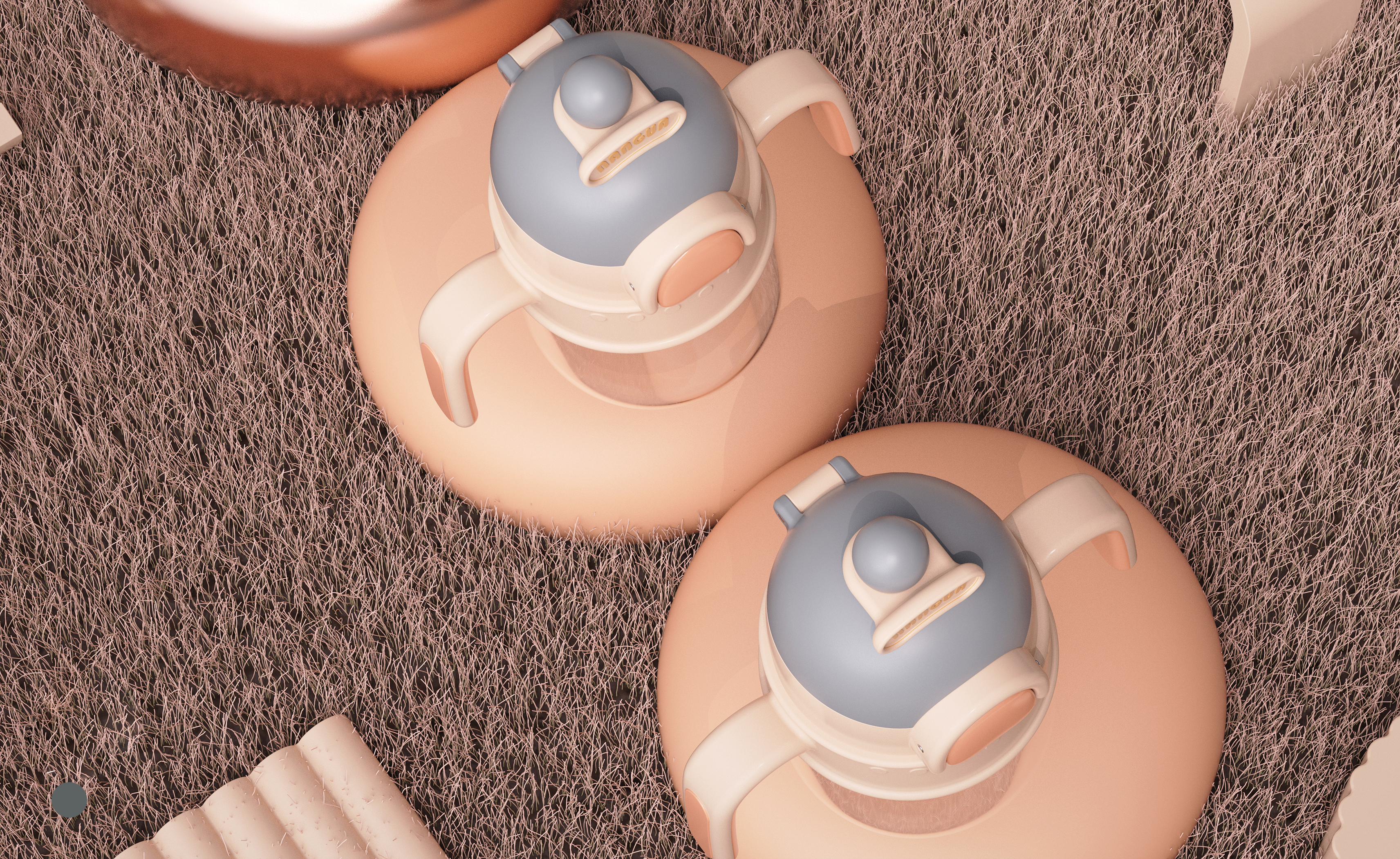 baby Trainer Cup，Mother and baby，children，straw，