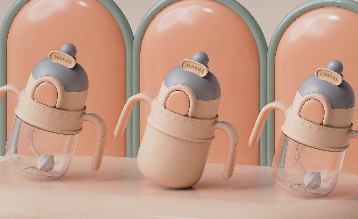 baby Trainer Cup，Mother and baby，children，straw，