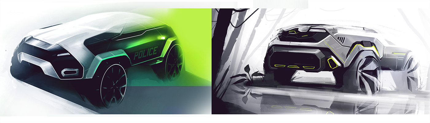 Radka Zvarova，sample reels，traffic，Hand drawn，