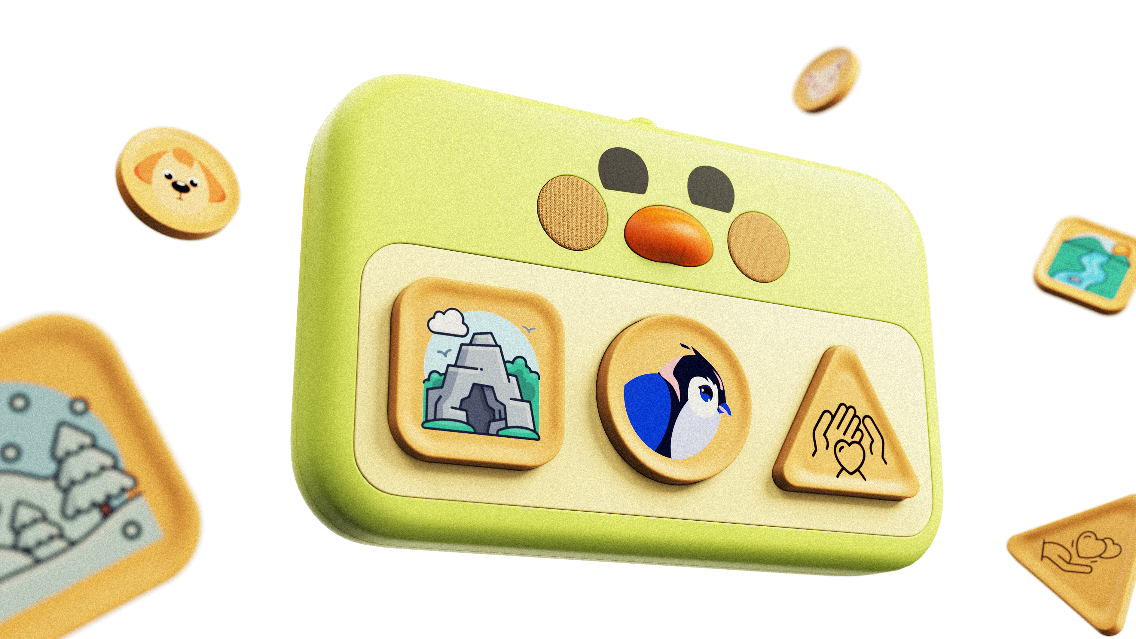 Red dot award，Newix，interpreter，Clock，Early education story machine，Appearance design，