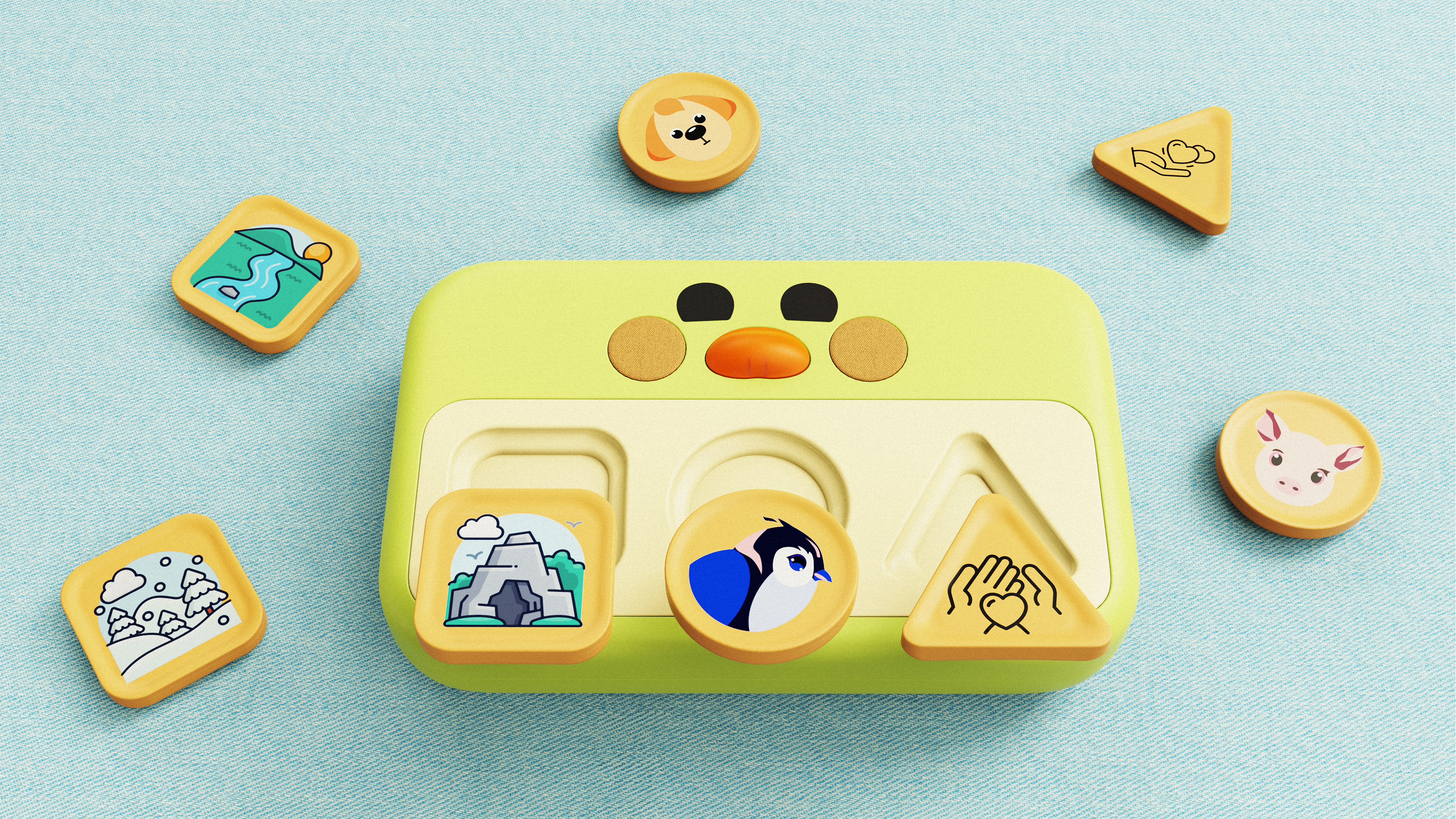 Red dot award，Newix，interpreter，Clock，Early education story machine，Appearance design，