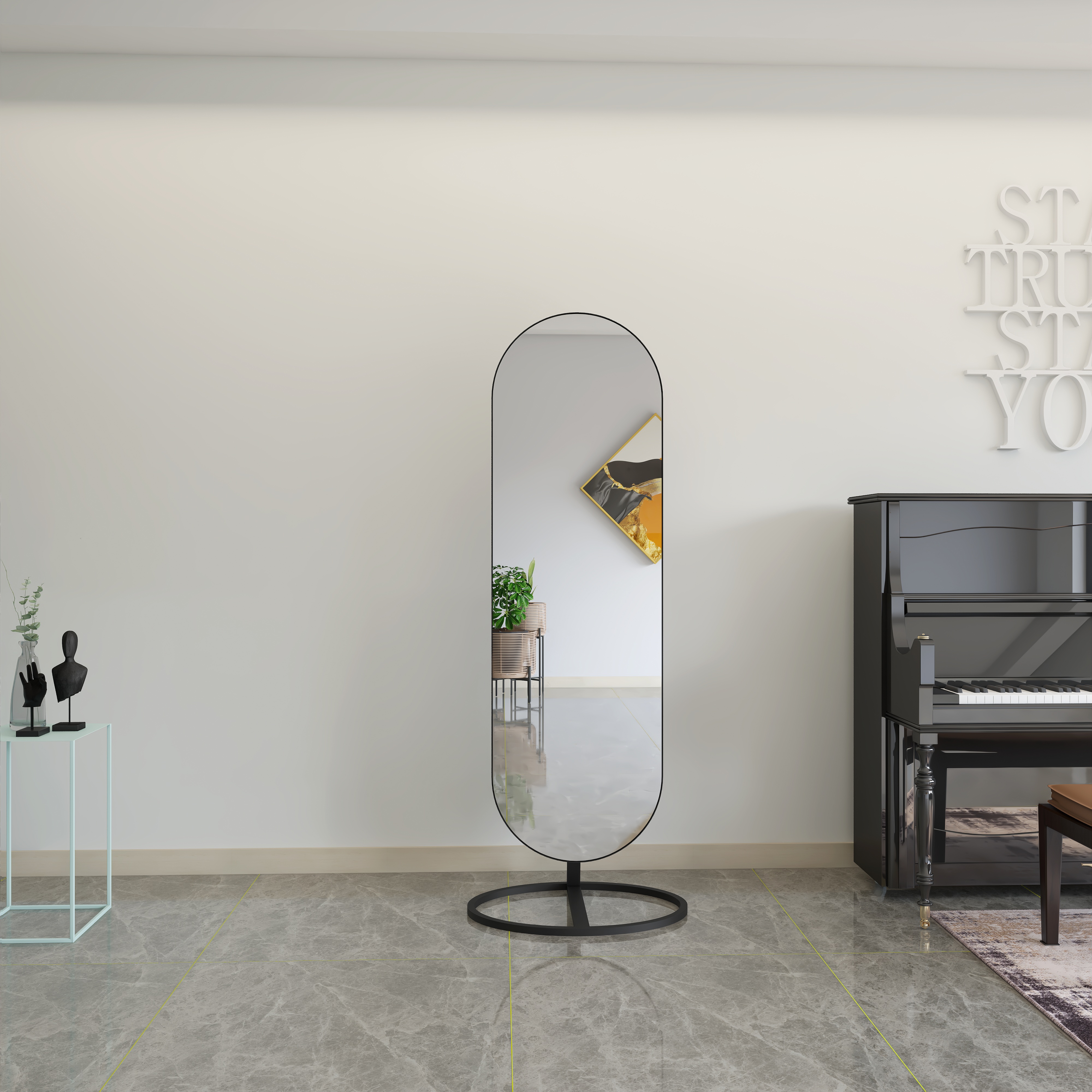 Full-length mirror，mirror，Whole body mirror，Floor mirror，Big mirror，