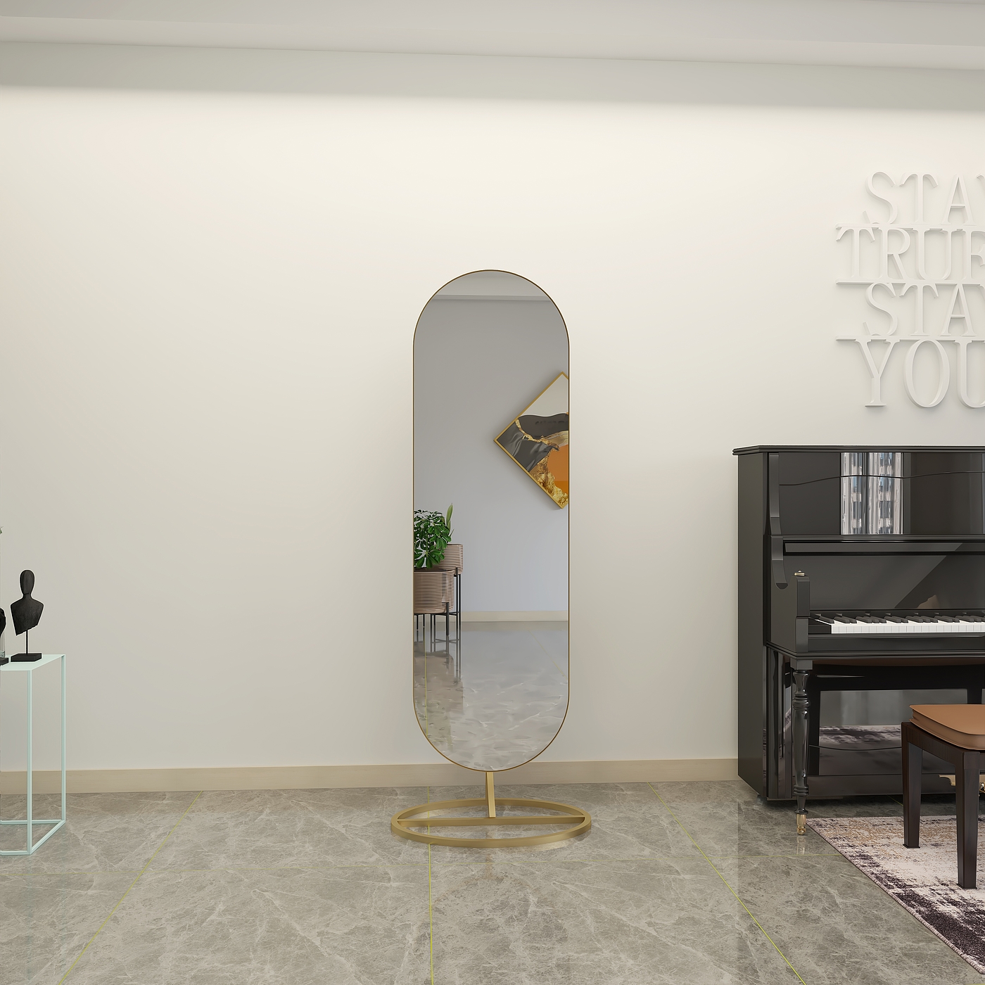Full-length mirror，mirror，Whole body mirror，Floor mirror，Big mirror，