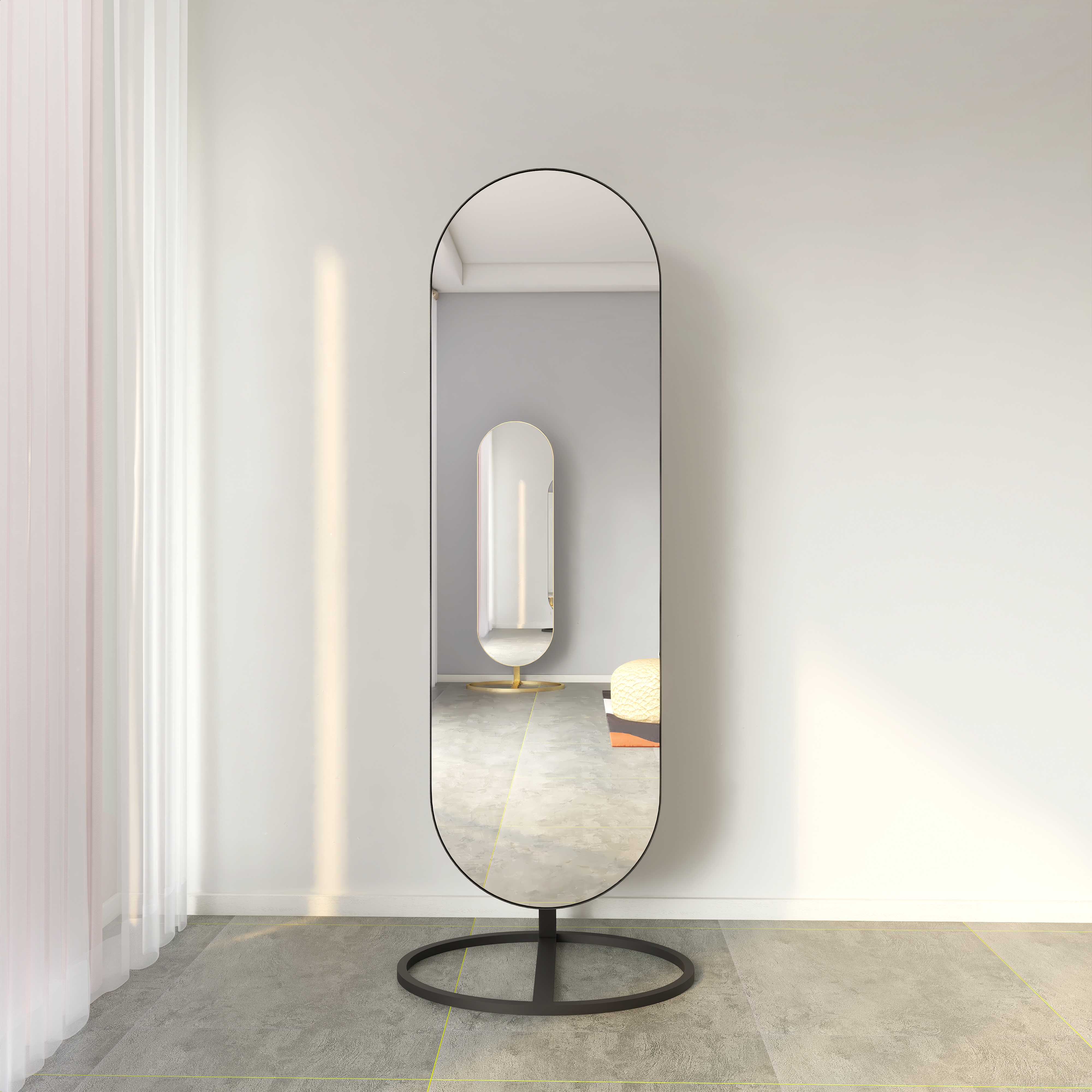 Full-length mirror，mirror，Whole body mirror，Floor mirror，Big mirror，