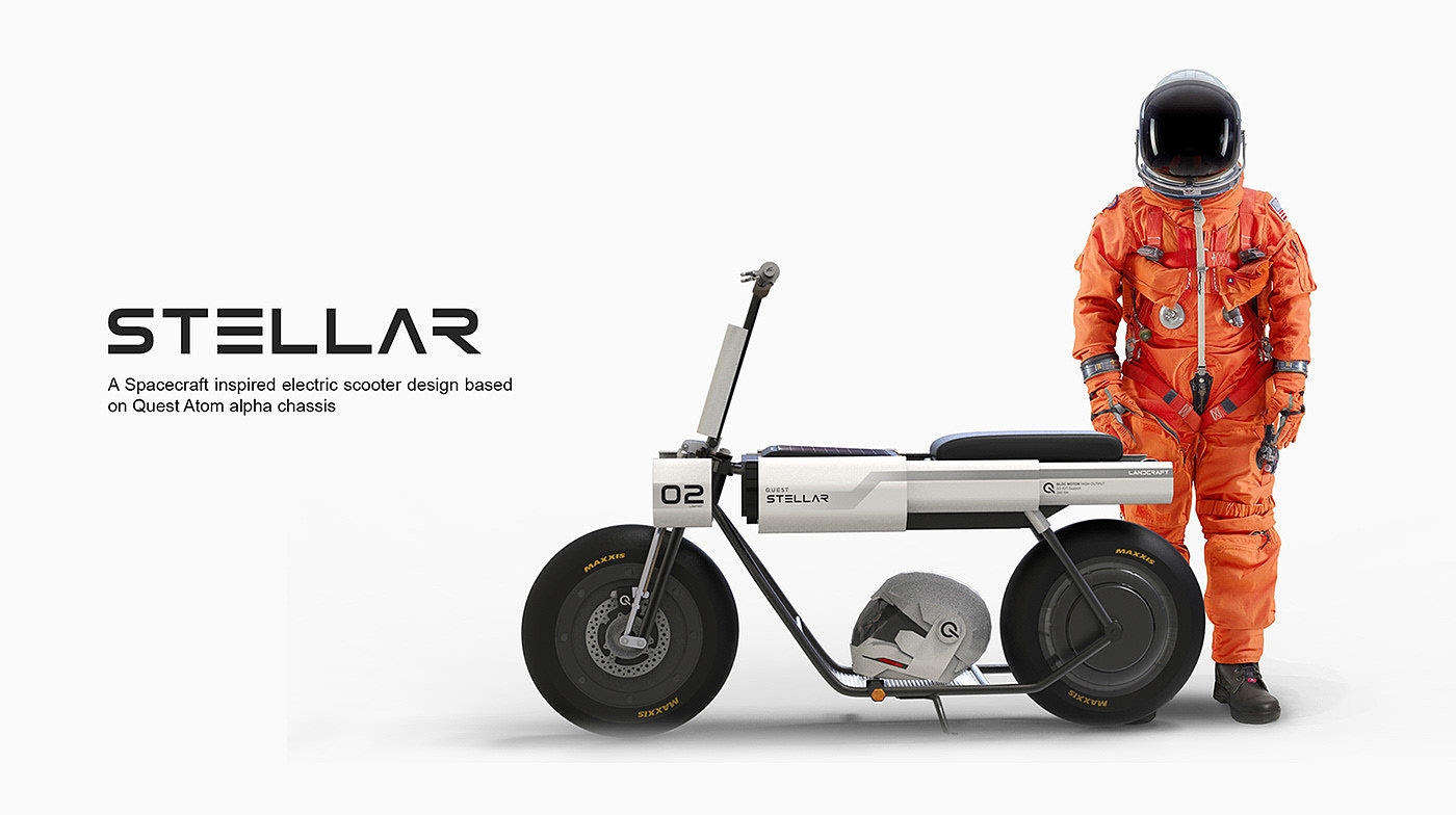 Electric scooter，vehicle，stellar，3D modeling，Electric scooter，vehicle，stellar，3D modeling，