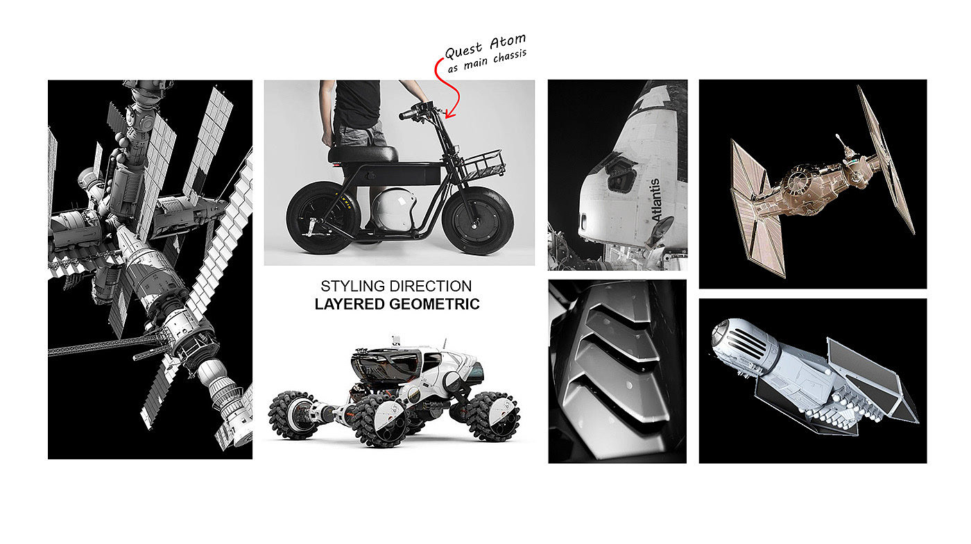 Electric scooter，vehicle，stellar，3D modeling，Electric scooter，vehicle，stellar，3D modeling，