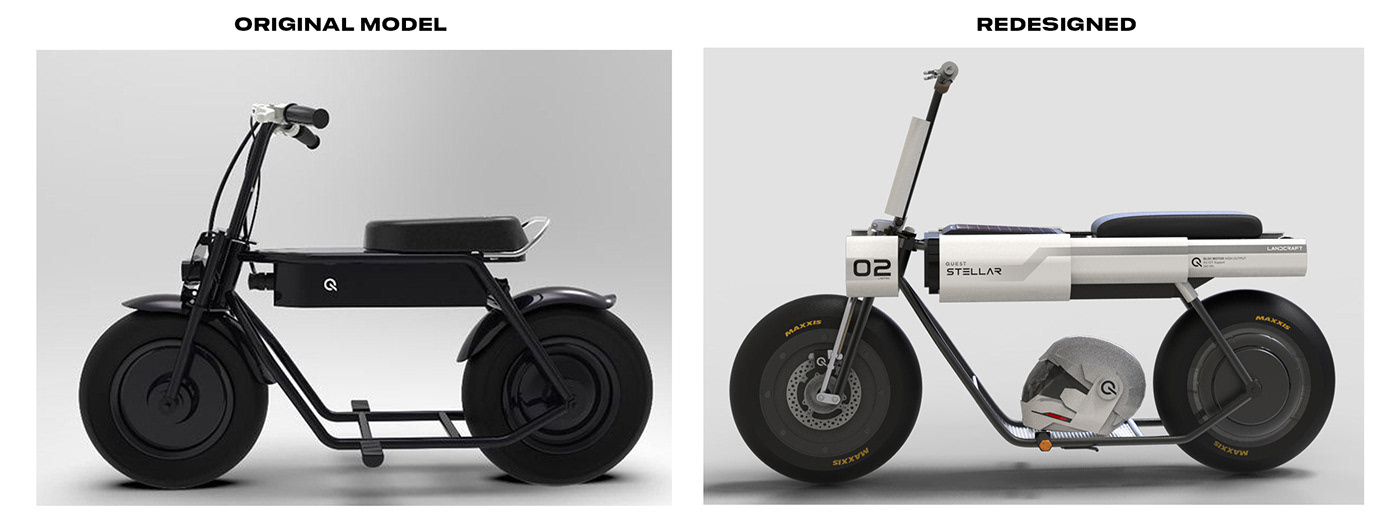 Electric scooter，vehicle，stellar，3D modeling，Electric scooter，vehicle，stellar，3D modeling，