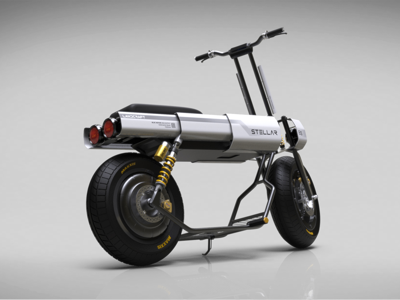 Electric scooter，vehicle，stellar，3D modeling，Electric scooter，vehicle，stellar，3D modeling，
