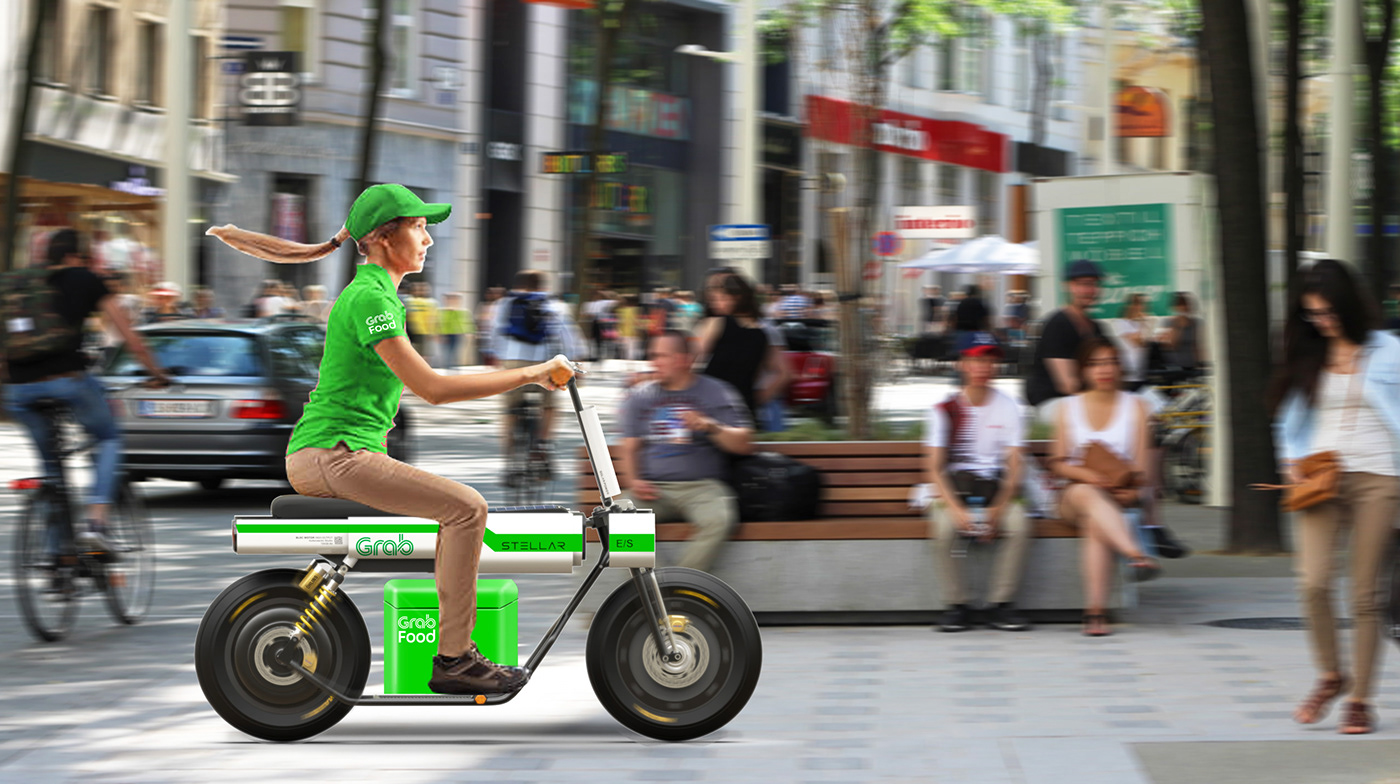 Electric scooter，vehicle，stellar，3D modeling，Electric scooter，vehicle，stellar，3D modeling，