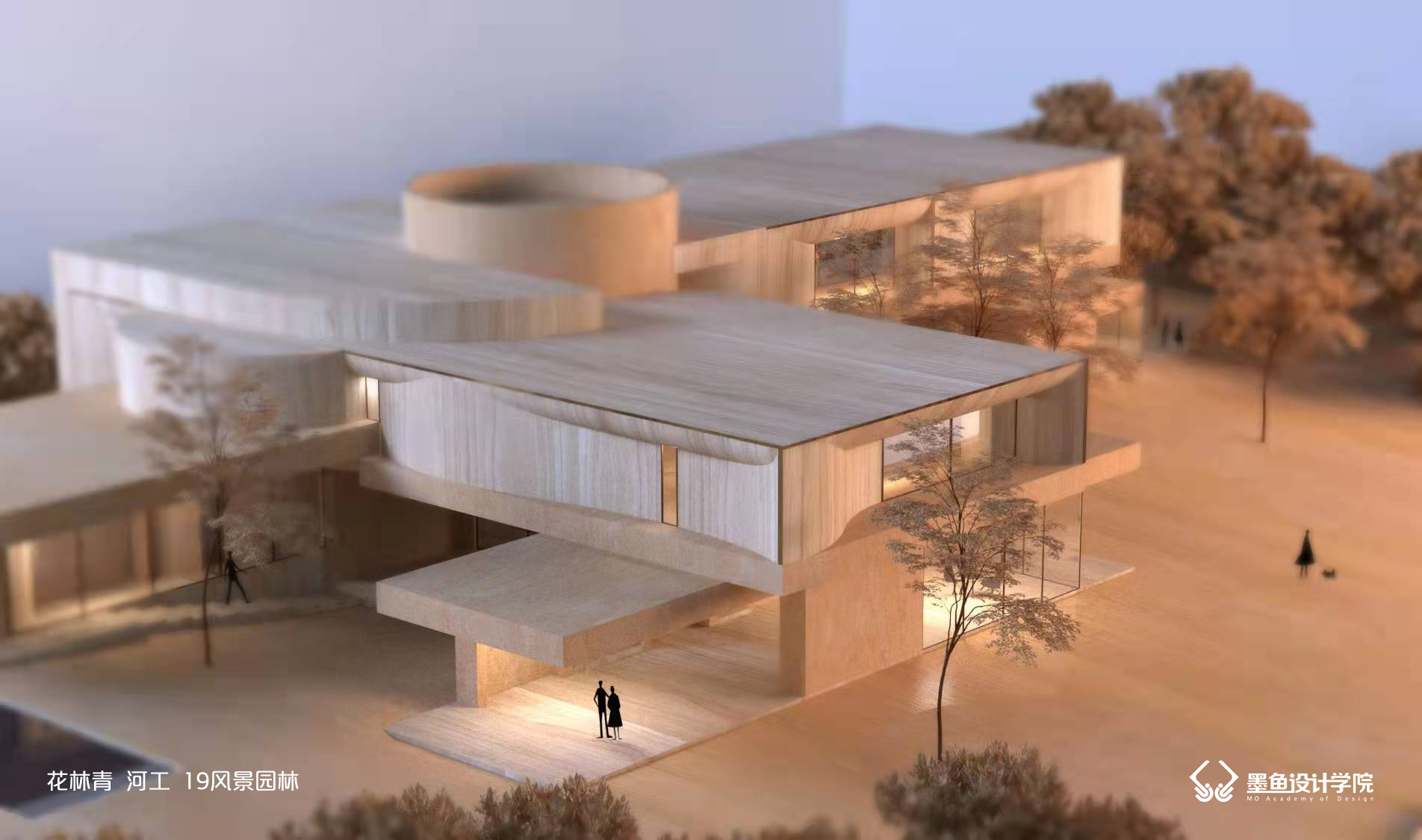 Cuttlefish design，Cuttlefish Design Institute，space design ，Manual model，V-Ray rendering，Manual model renderings，design sketch，environmental design ，