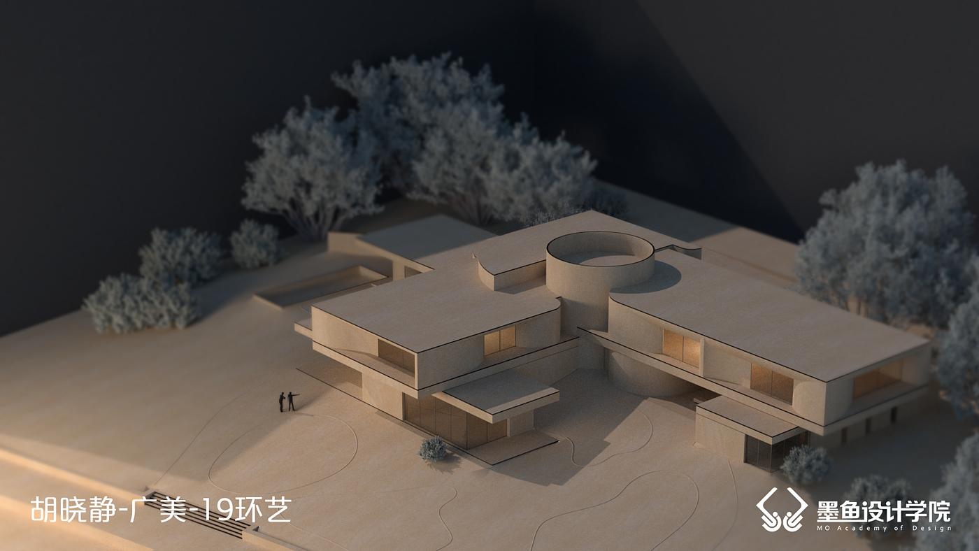 Cuttlefish design，Cuttlefish Design Institute，space design ，Manual model，V-Ray rendering，Manual model renderings，design sketch，environmental design ，