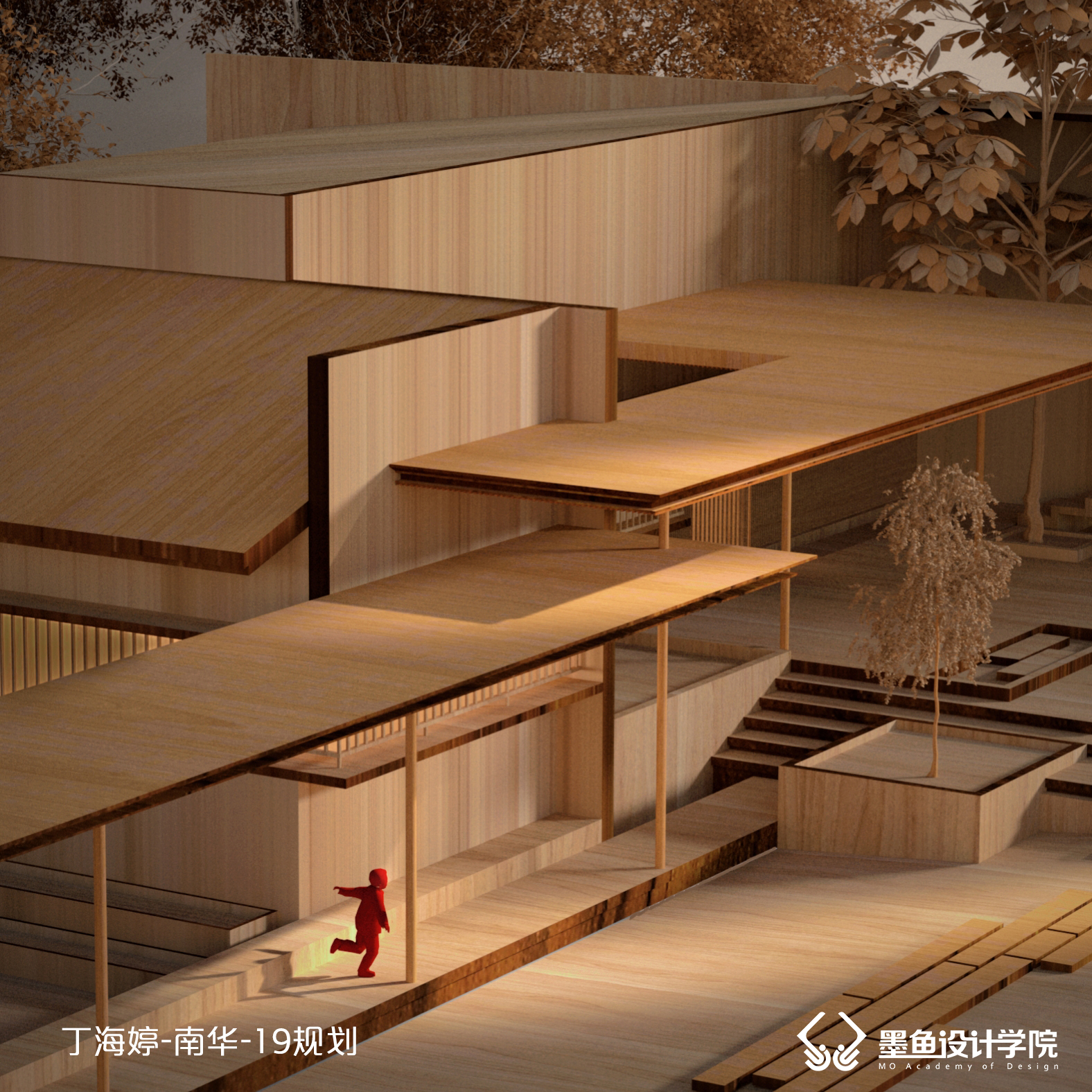 Cuttlefish design，Cuttlefish Design Institute，space design ，Manual model，V-Ray rendering，Manual model renderings，design sketch，environmental design ，